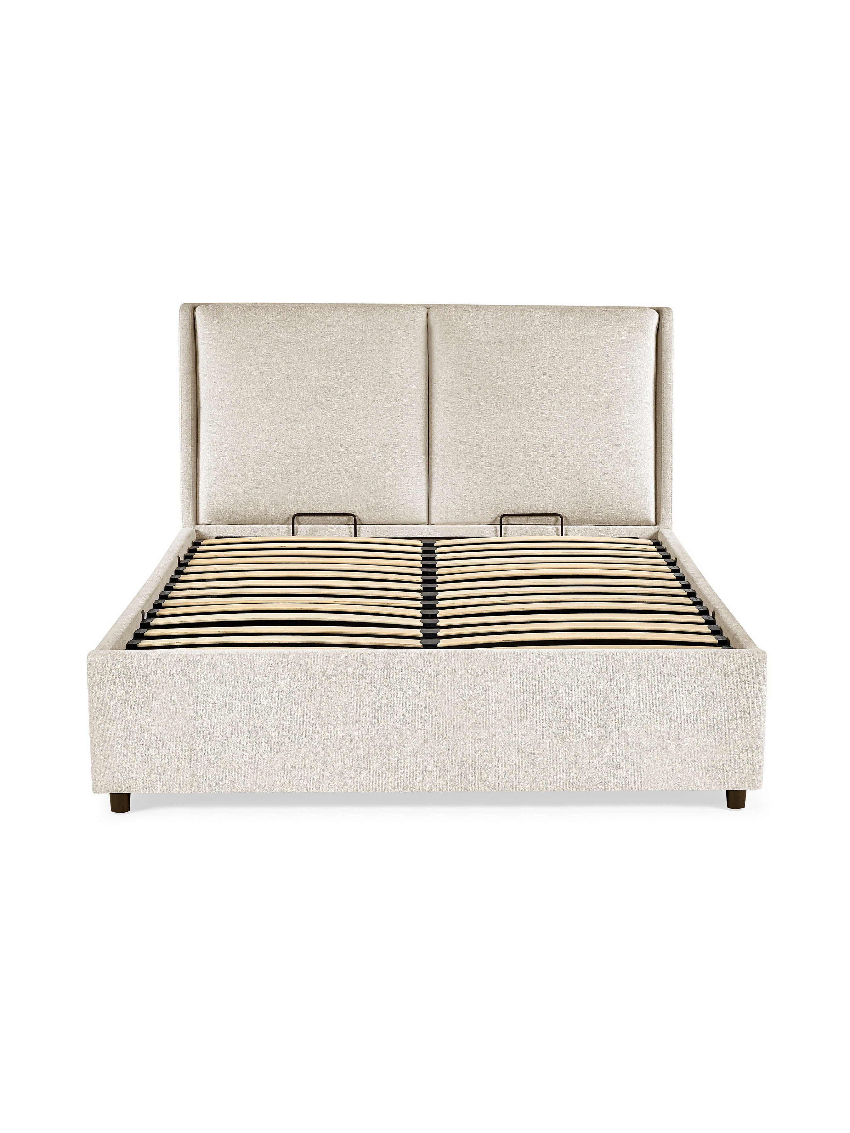 Harmony Beige Ottoman Storage Double Bed
