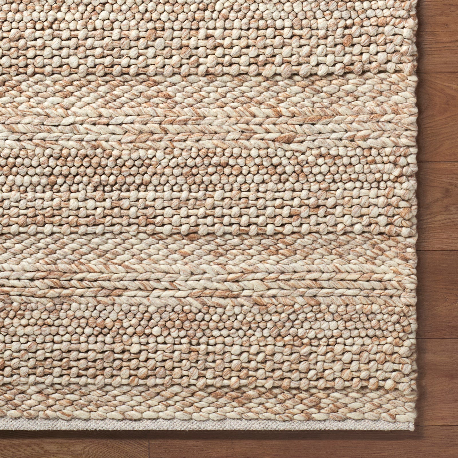Tahoe II Global Wool Tan & Light Beige Rug 152x244cm - colour swatch