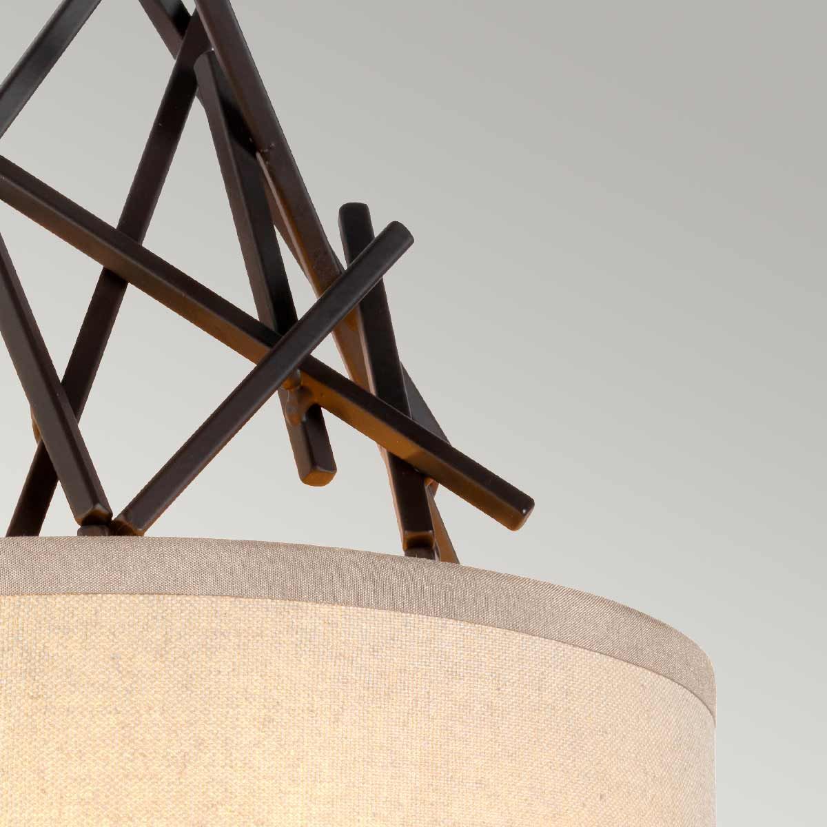 Tagum Double Wall Light - Bronze