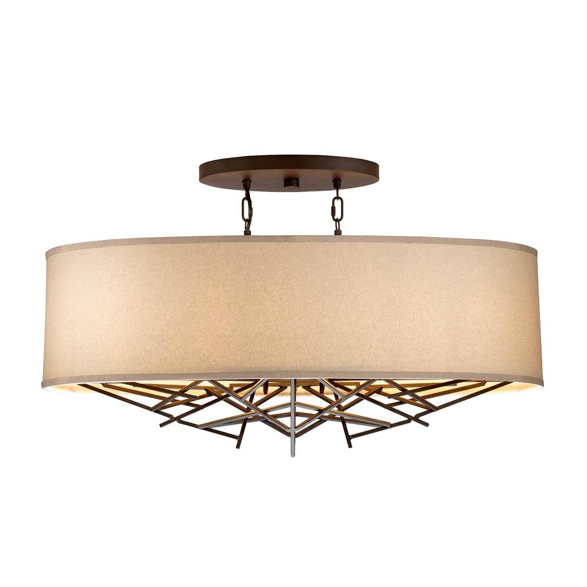Tagum 5 Light Island Pendant Light - Bronze