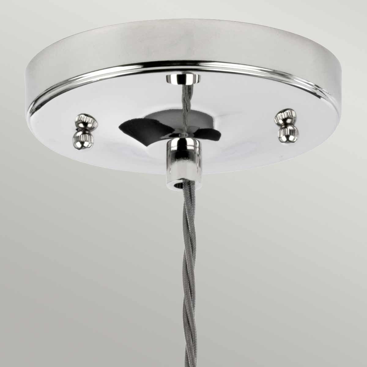 Tiber Single Pendant Light - Nickel