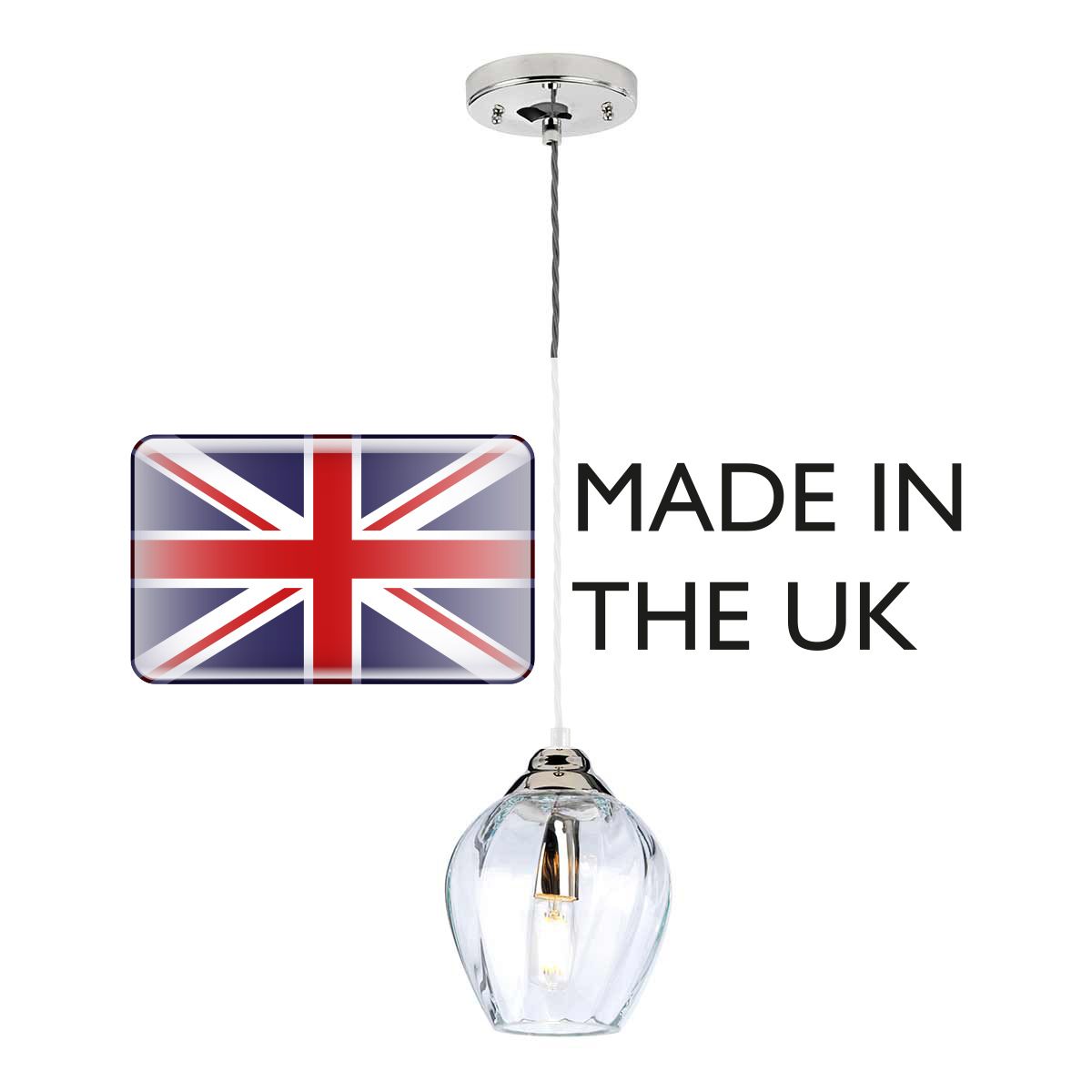 Tiber Single Pendant Light - Nickel