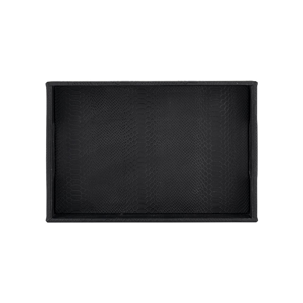 Tray Blane black croco set of 2 (Black)