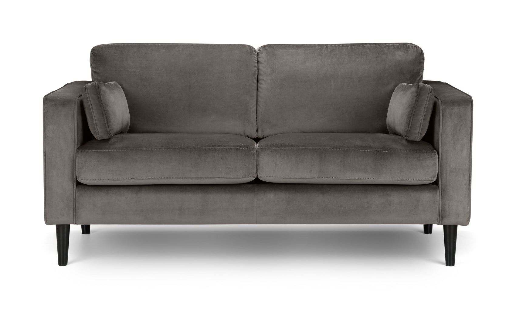 Windsor Dark Grey Velvet Grand Sofa | 2 Seater