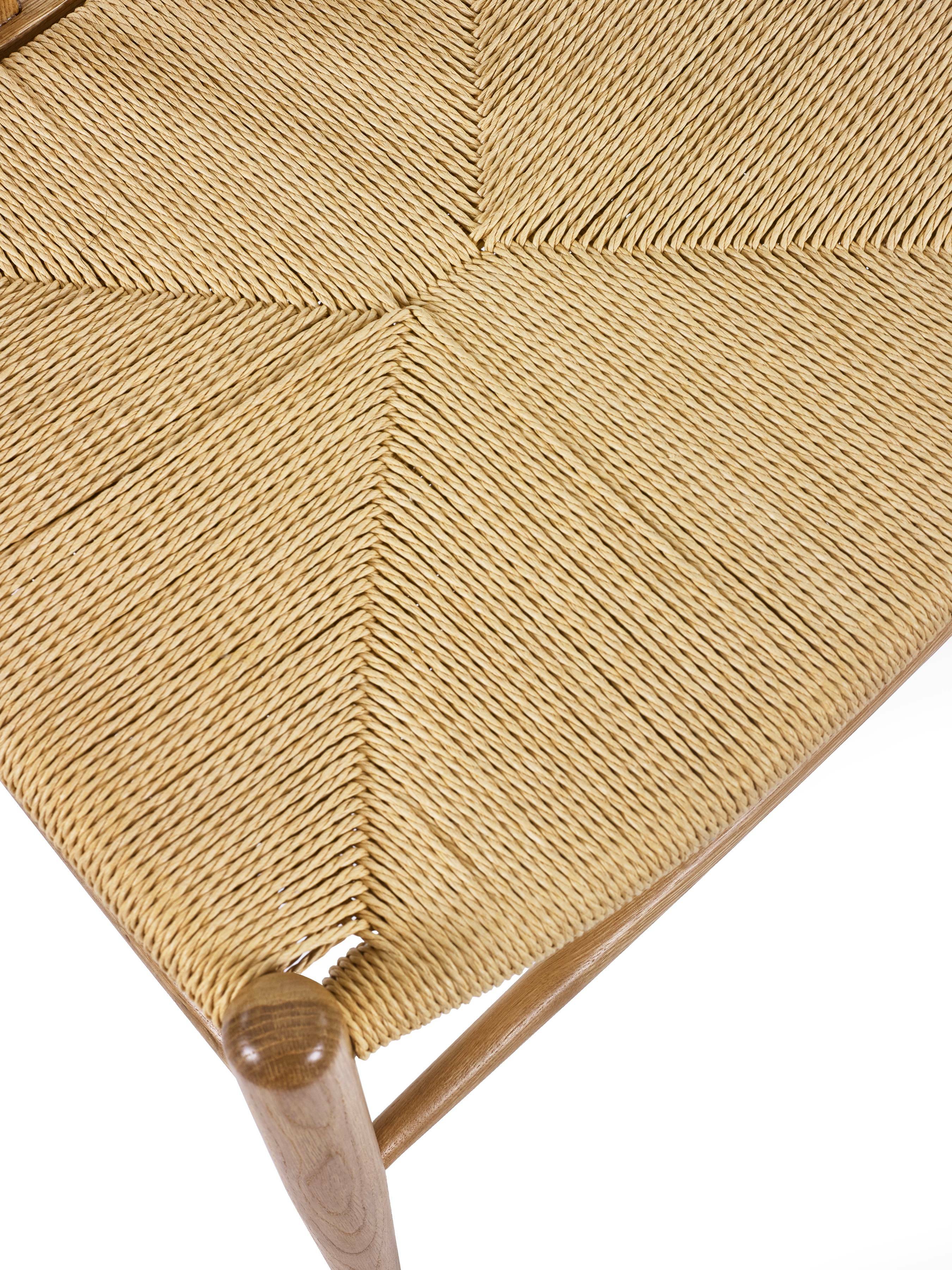 Set of 2 Drayton Natural Oak Wood Curved Dining Chairs