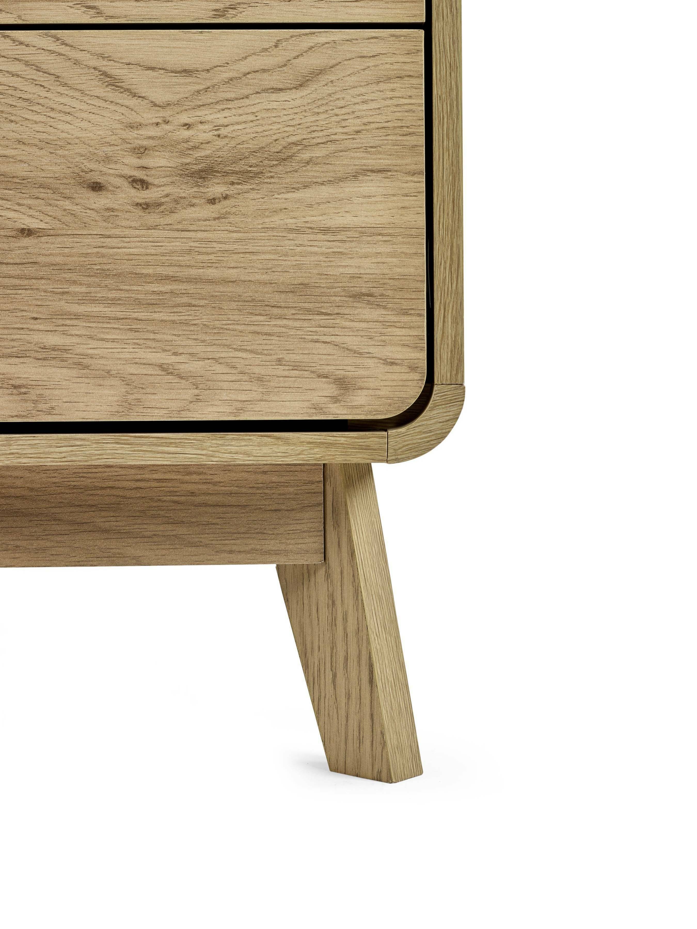 Boswell Oak Wood Chest of Drawers | 6 Drawers