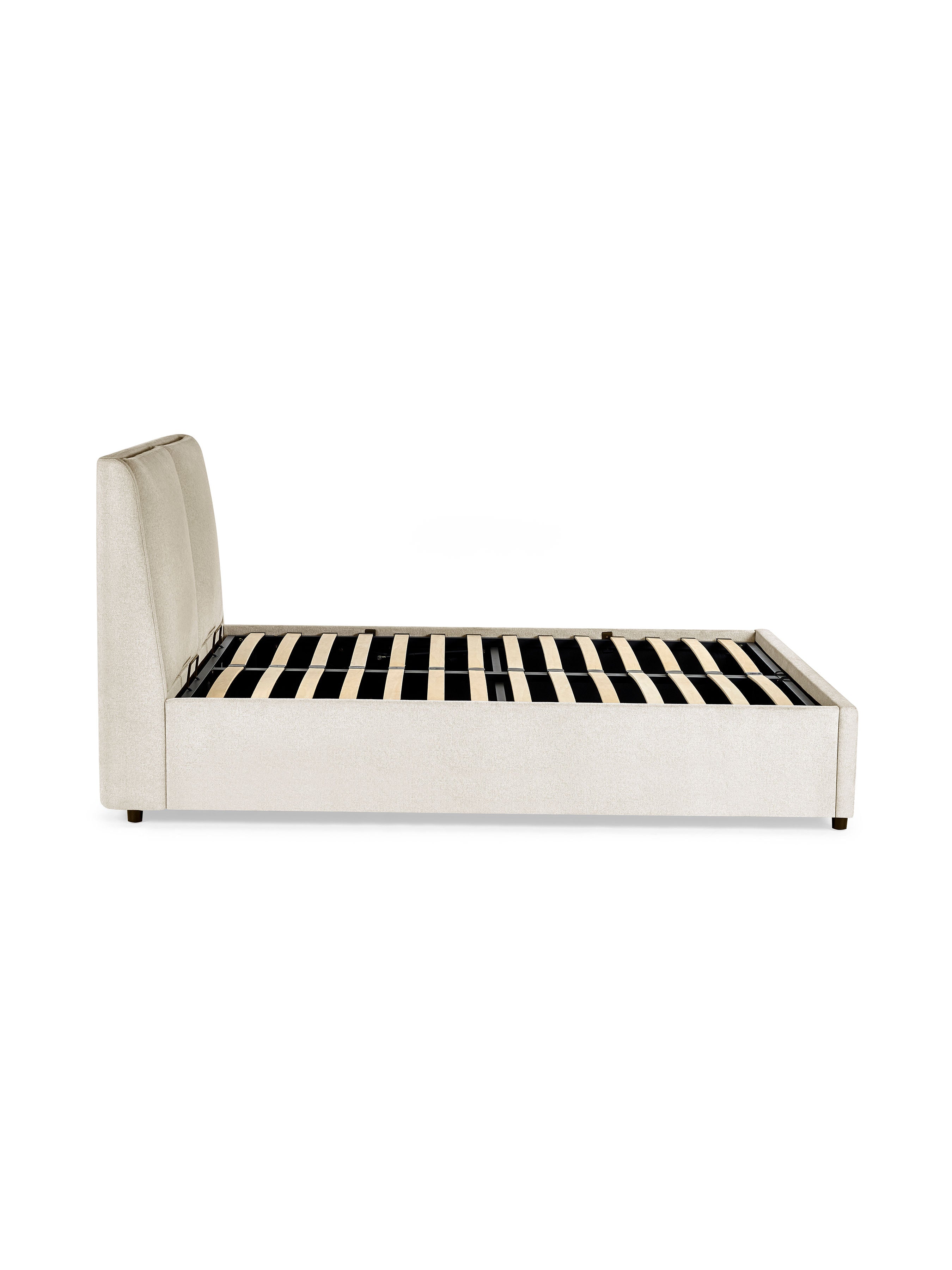 Harmony Beige Ottoman Storage Double Bed