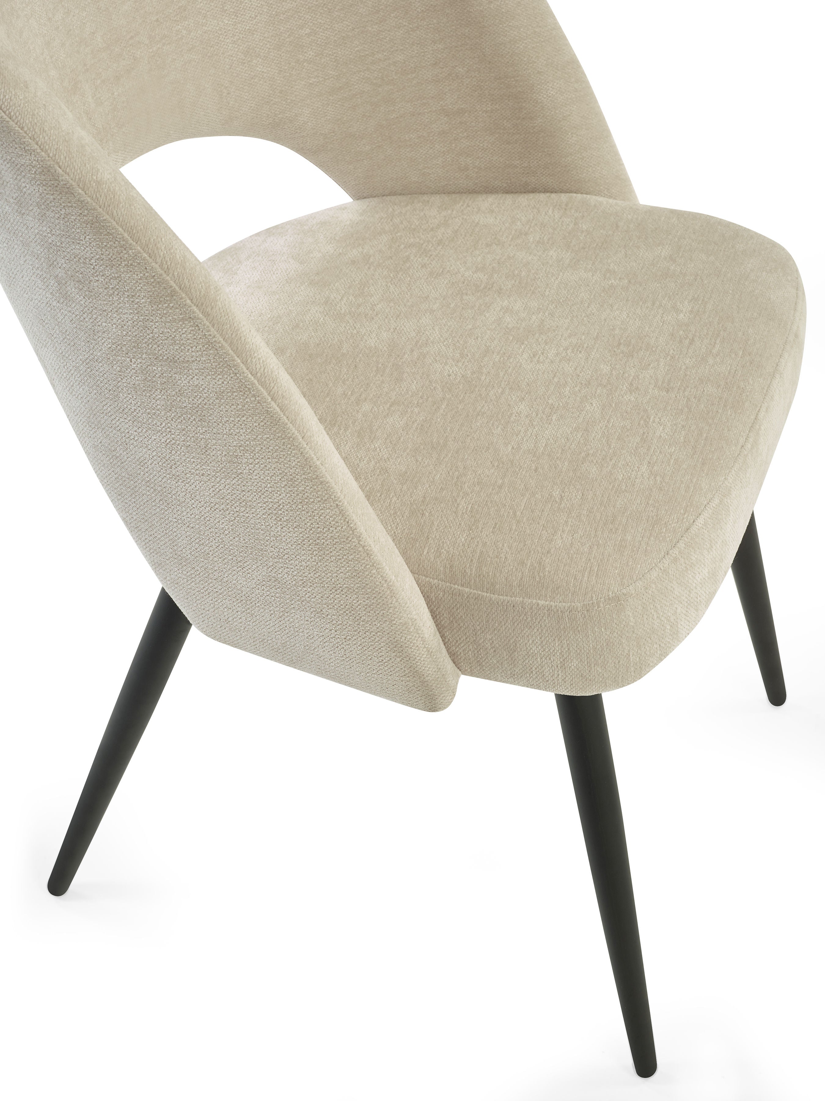 Set of 2 Incia Calico Cream Dining Chairs