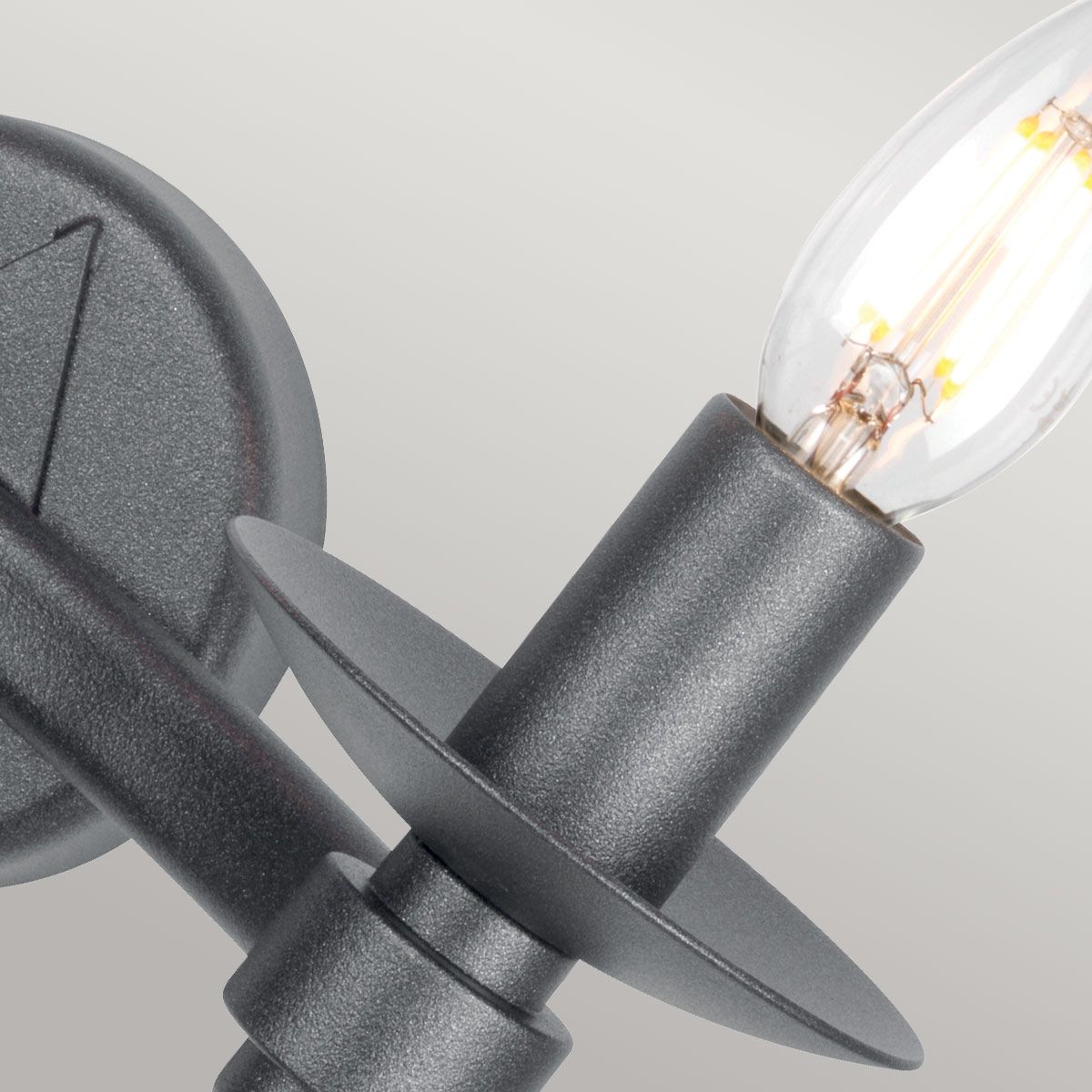 Moore Double Wall Light - Black