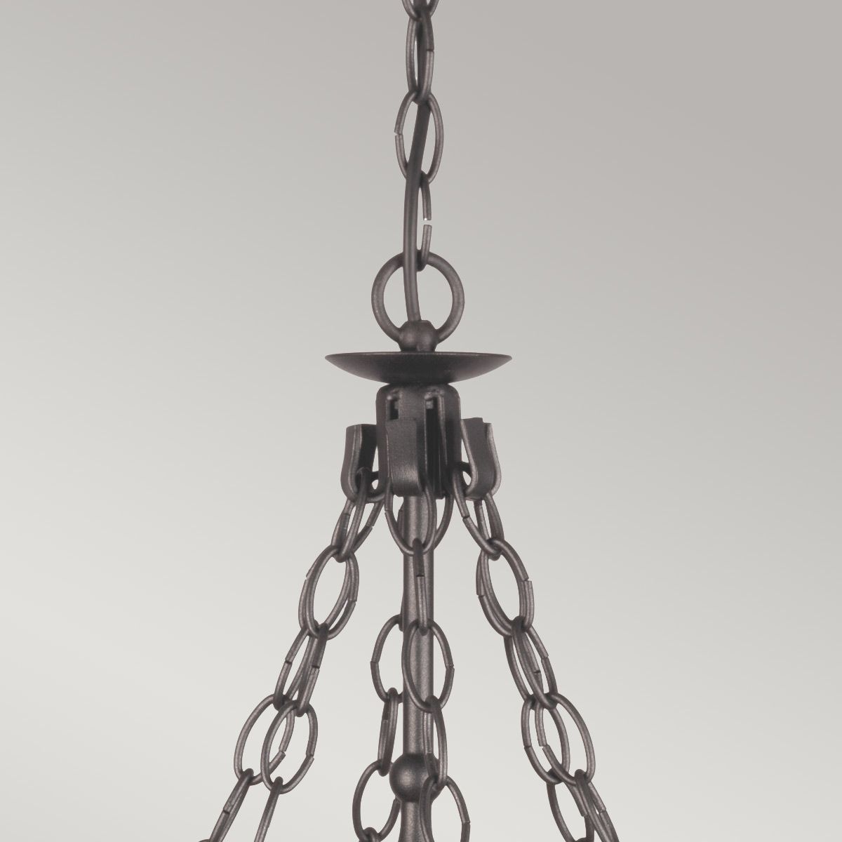 Moore 6 Light Chandelier - Black