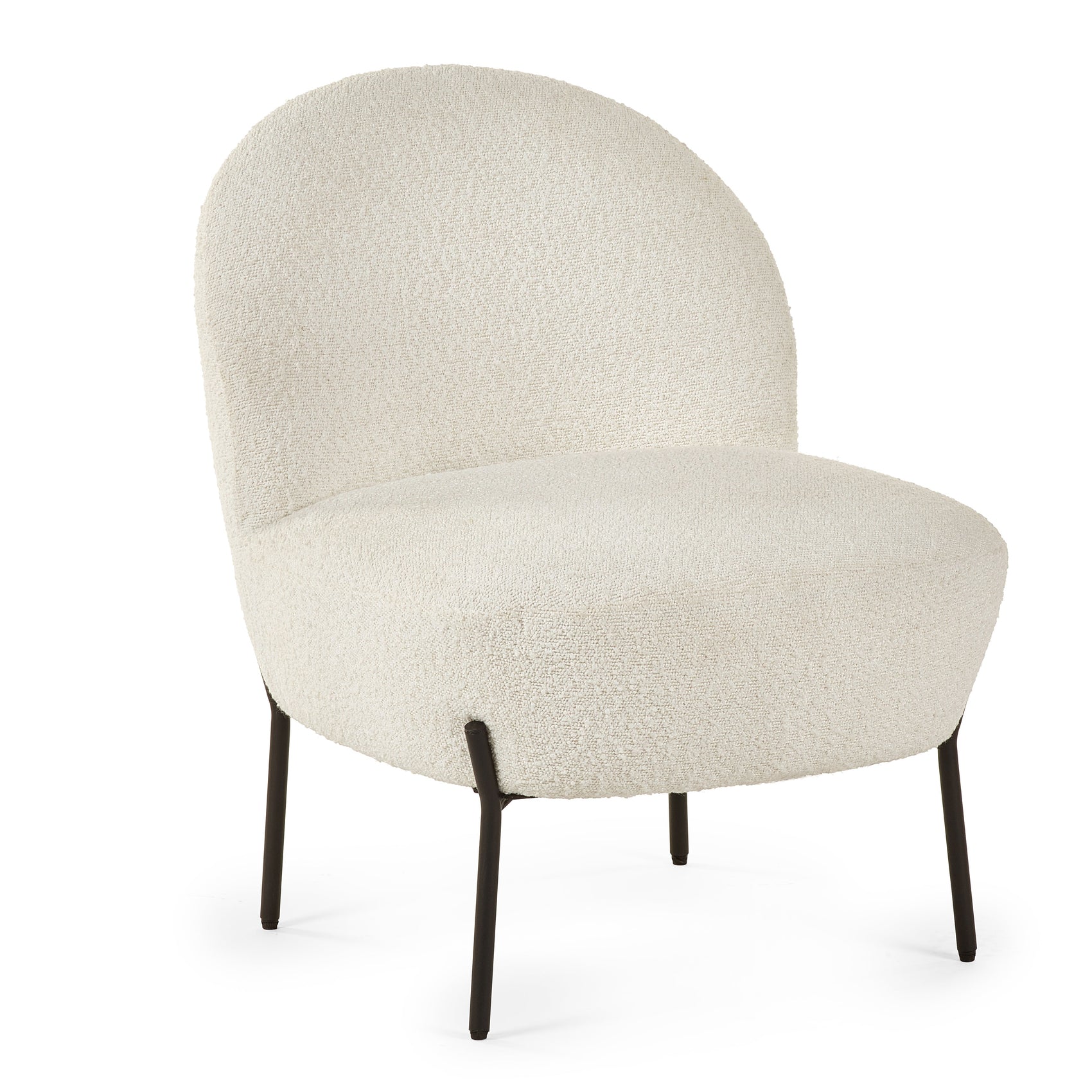 Toca Ivory Boucle Accent Chair