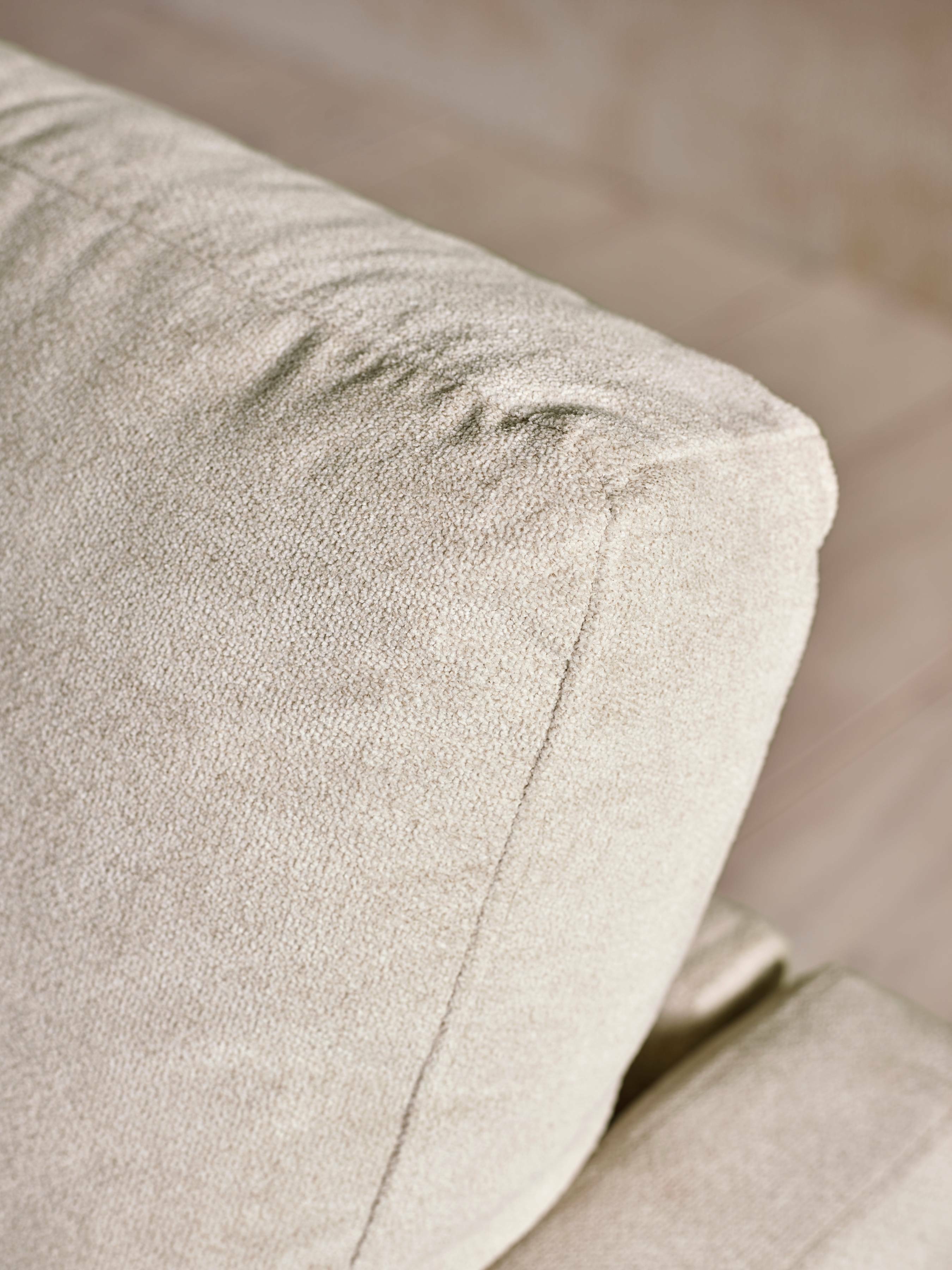 Ordona Natural Chenille Sofa | 2 Seater