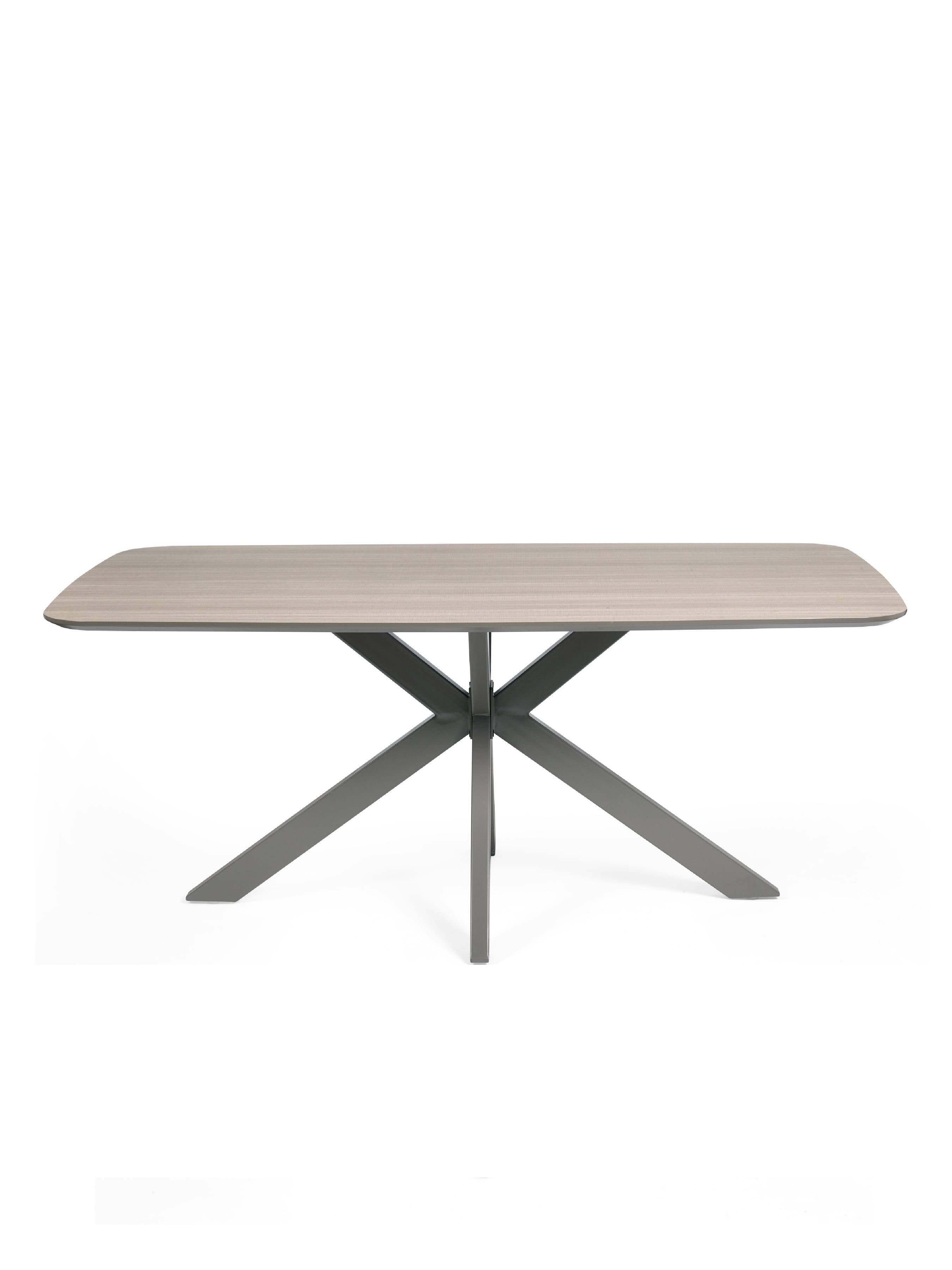 Beauly Taupe Oak Wood Rectangule Dining Table | 4-6 Seater