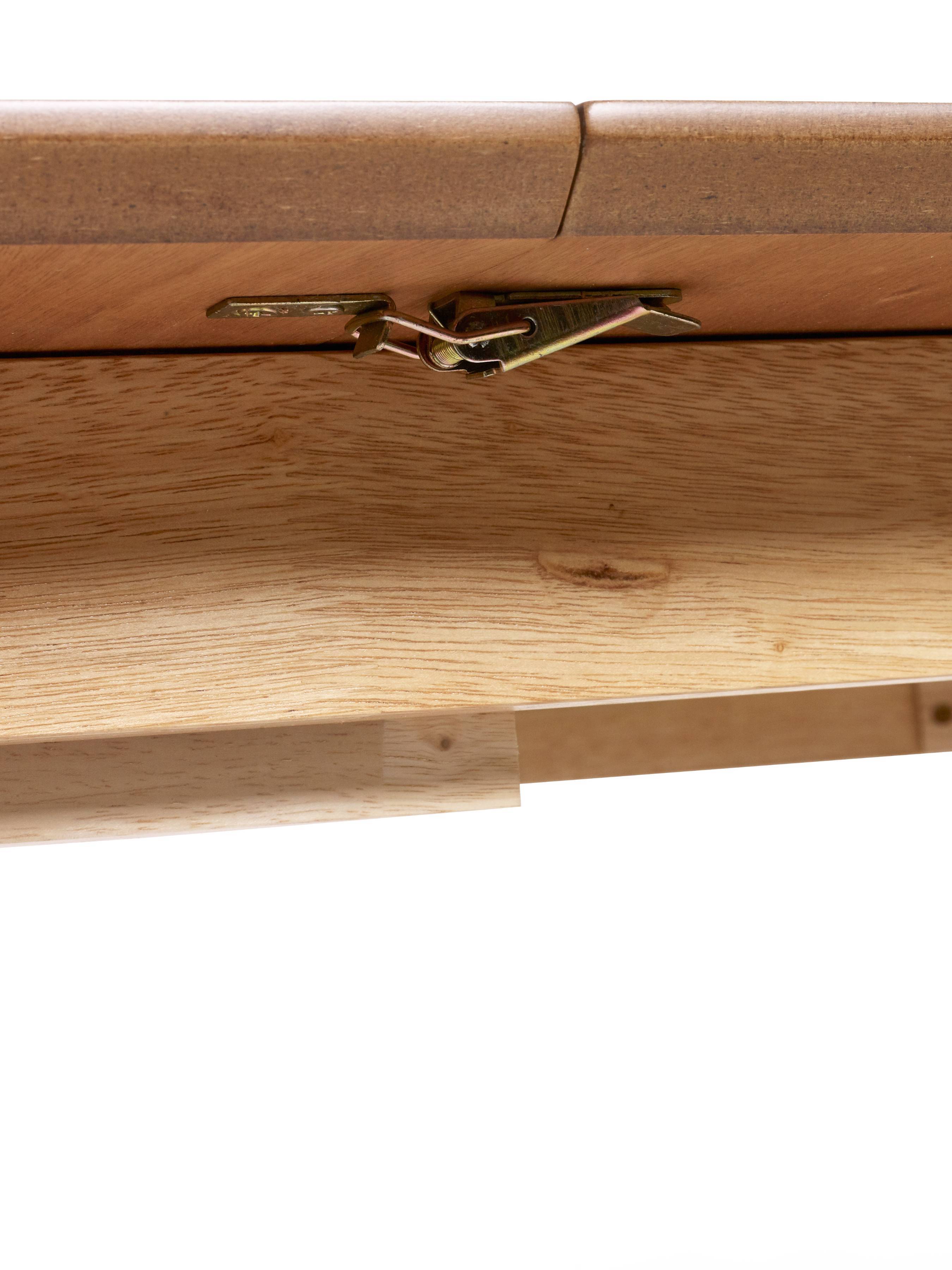 Livingston Natural Oak Wood Extending Dining Table | 4-6 Seater