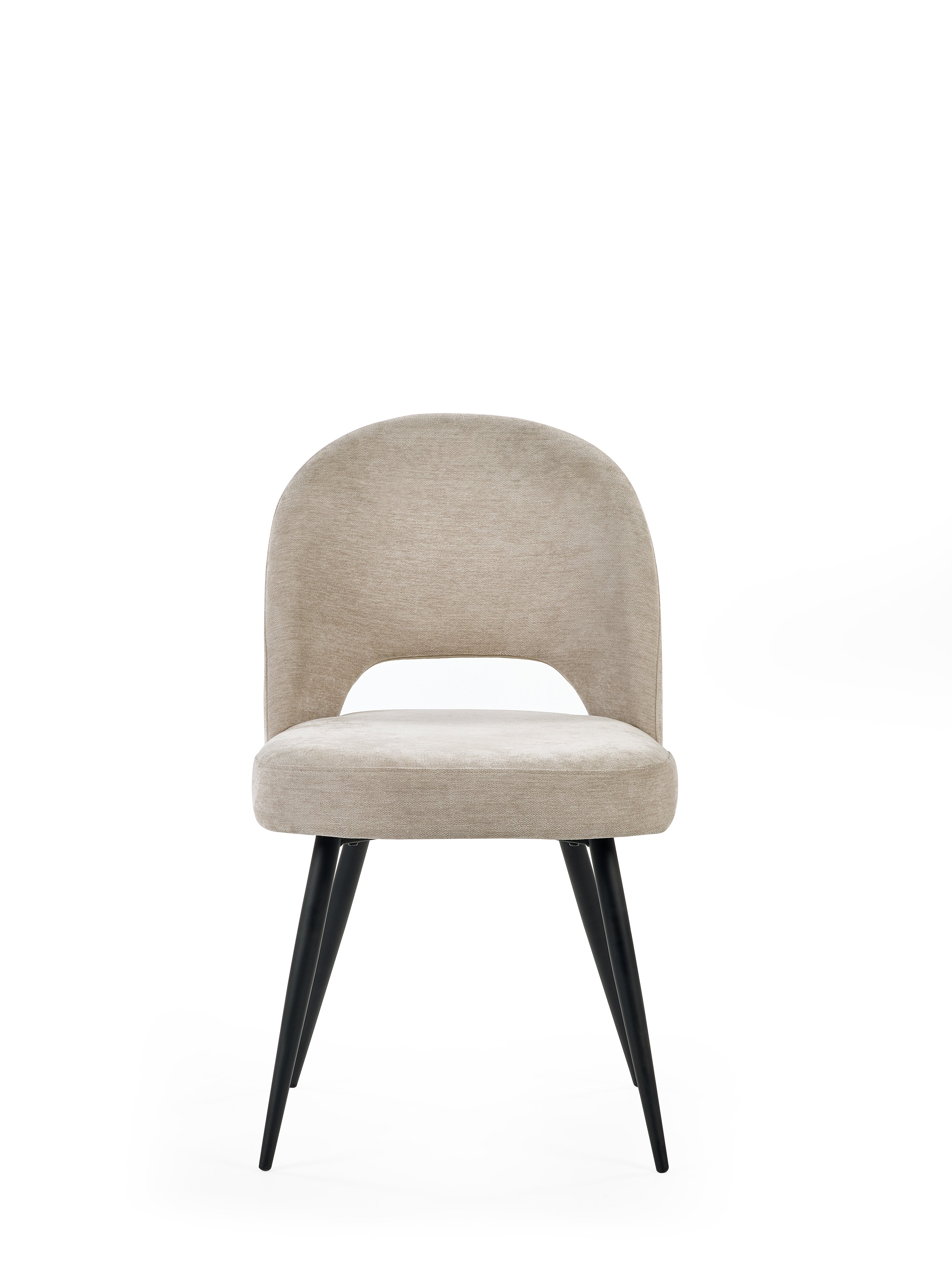 Set of 2 Incia Calico Cream Dining Chairs