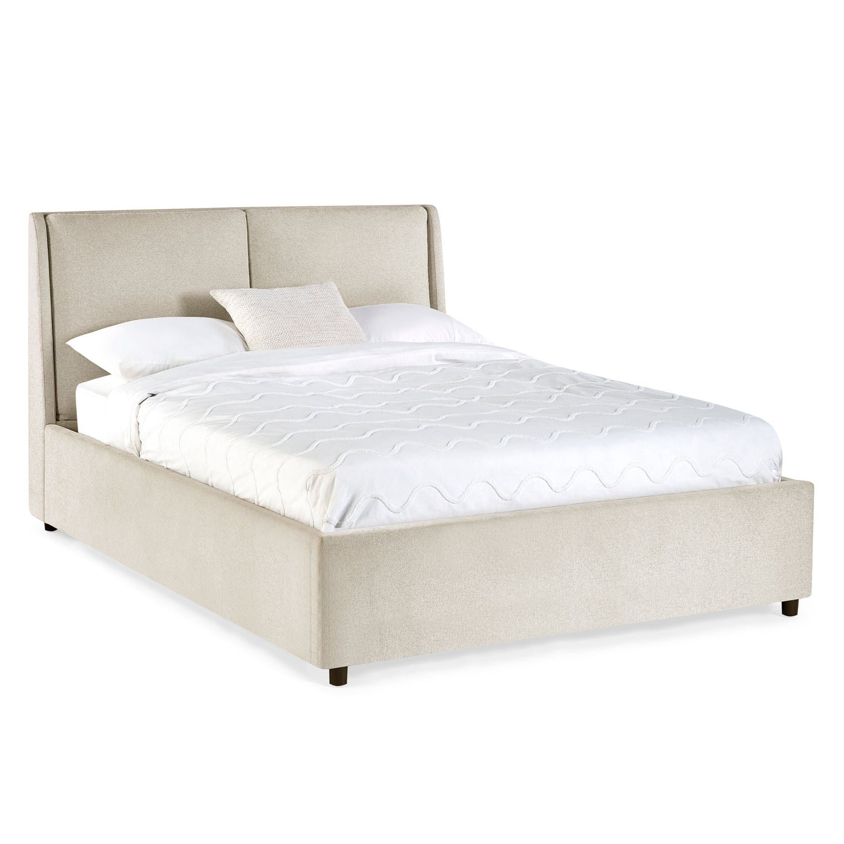Harmony Beige Ottoman Storage King Bed