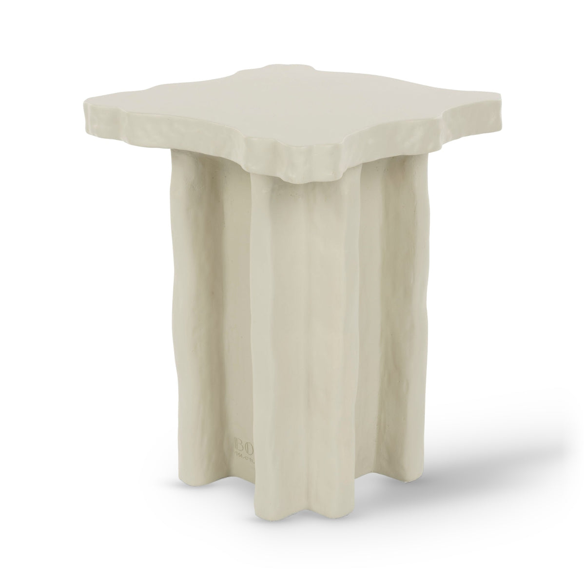 Bold Monkey Born To Be Alive Beige Square Side Table