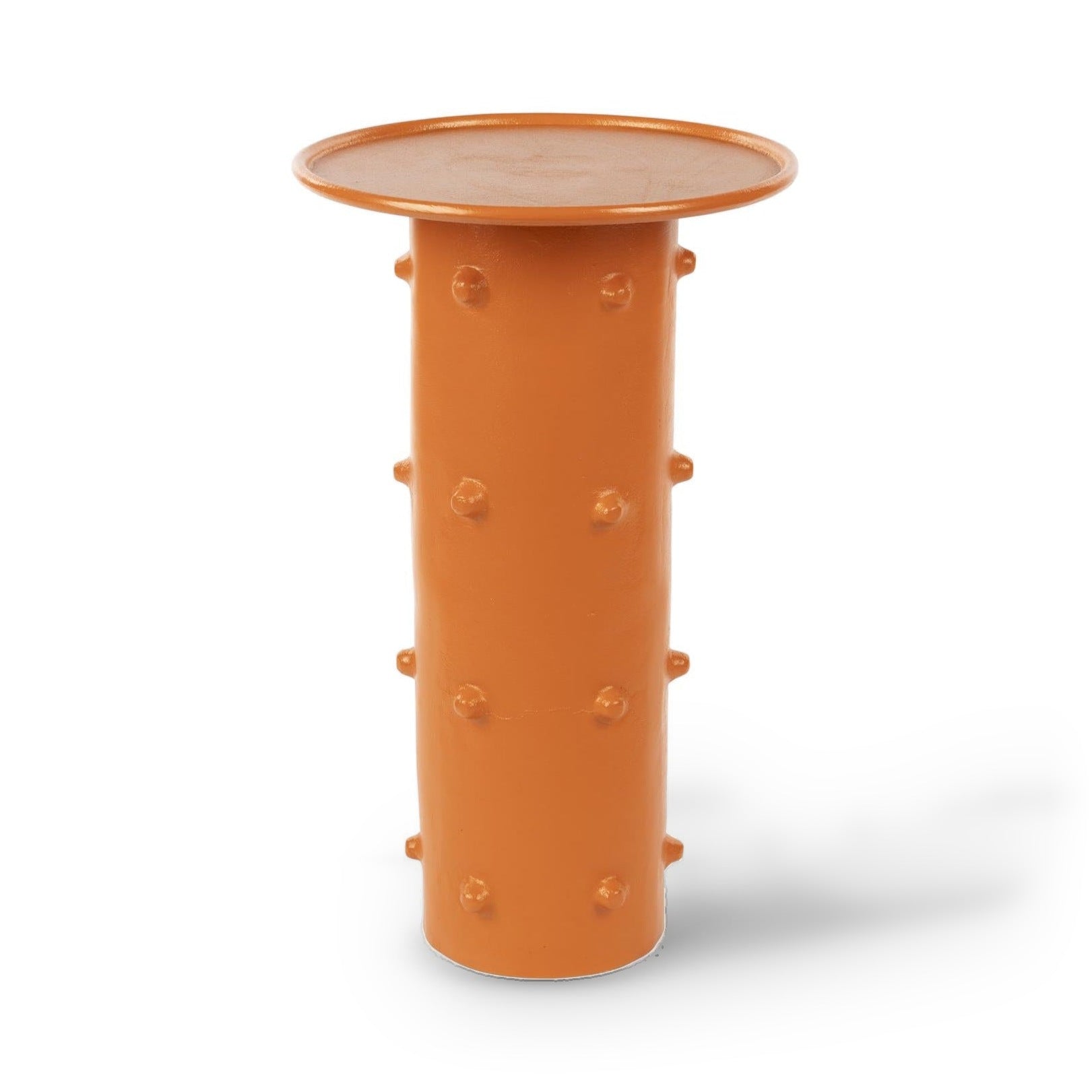 Bold Monkey Pinch Me Bobbled Orange Side Table