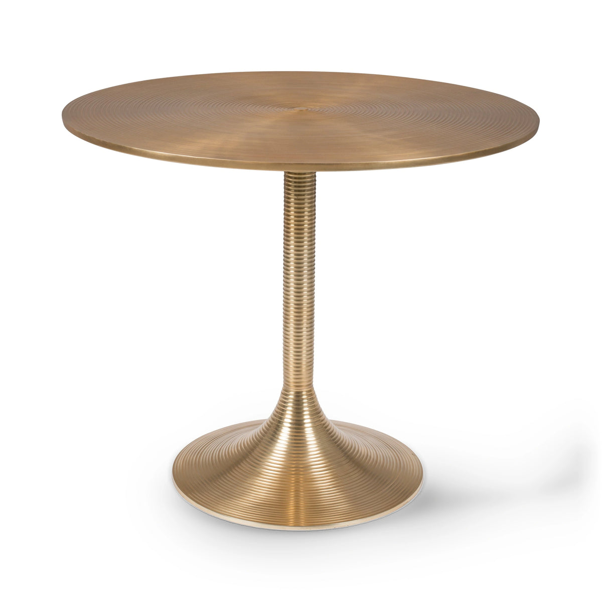 Bold Monkey Hypnotising Gold Round Dining Table