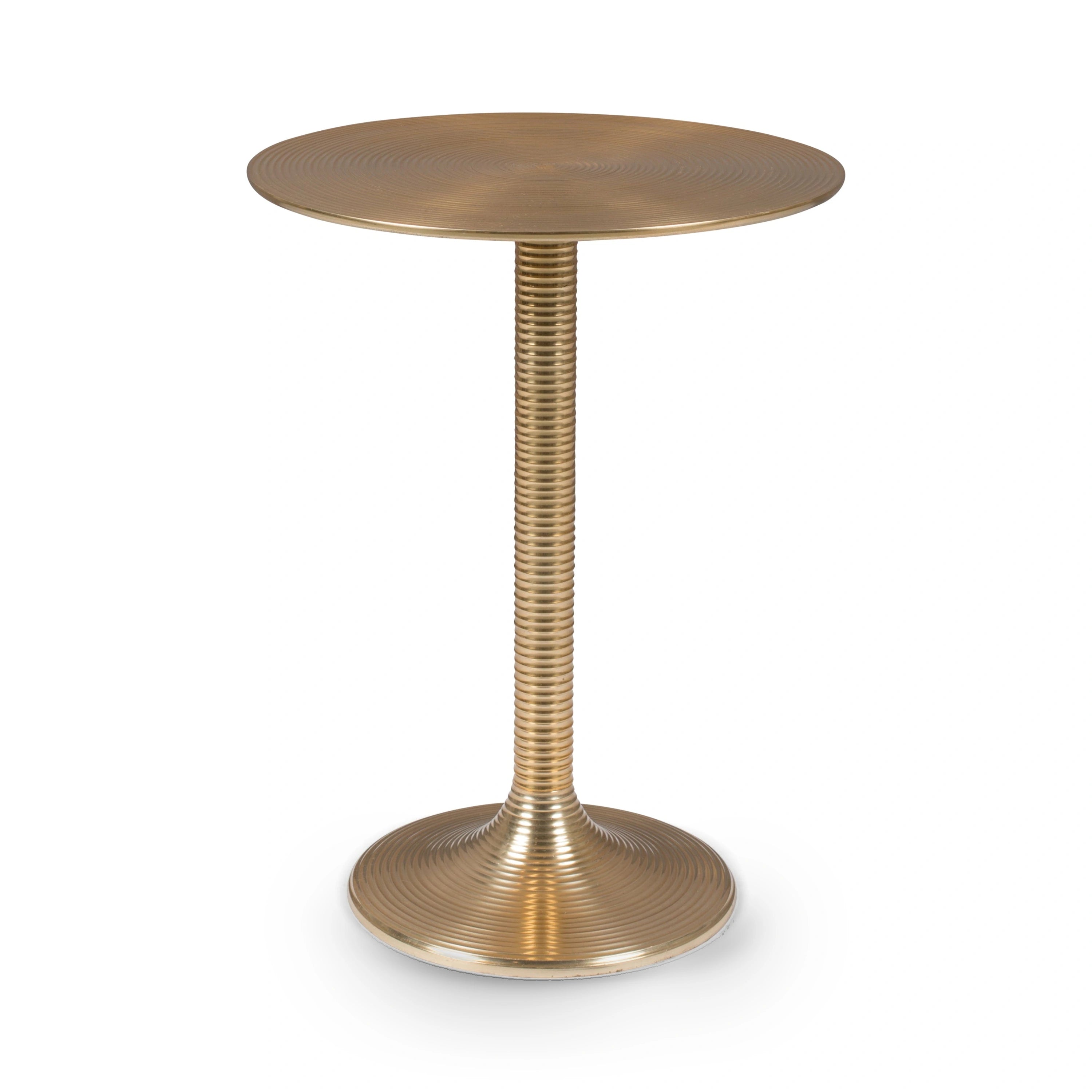 Bold Monkey Hypnotising Gold Round Side Table