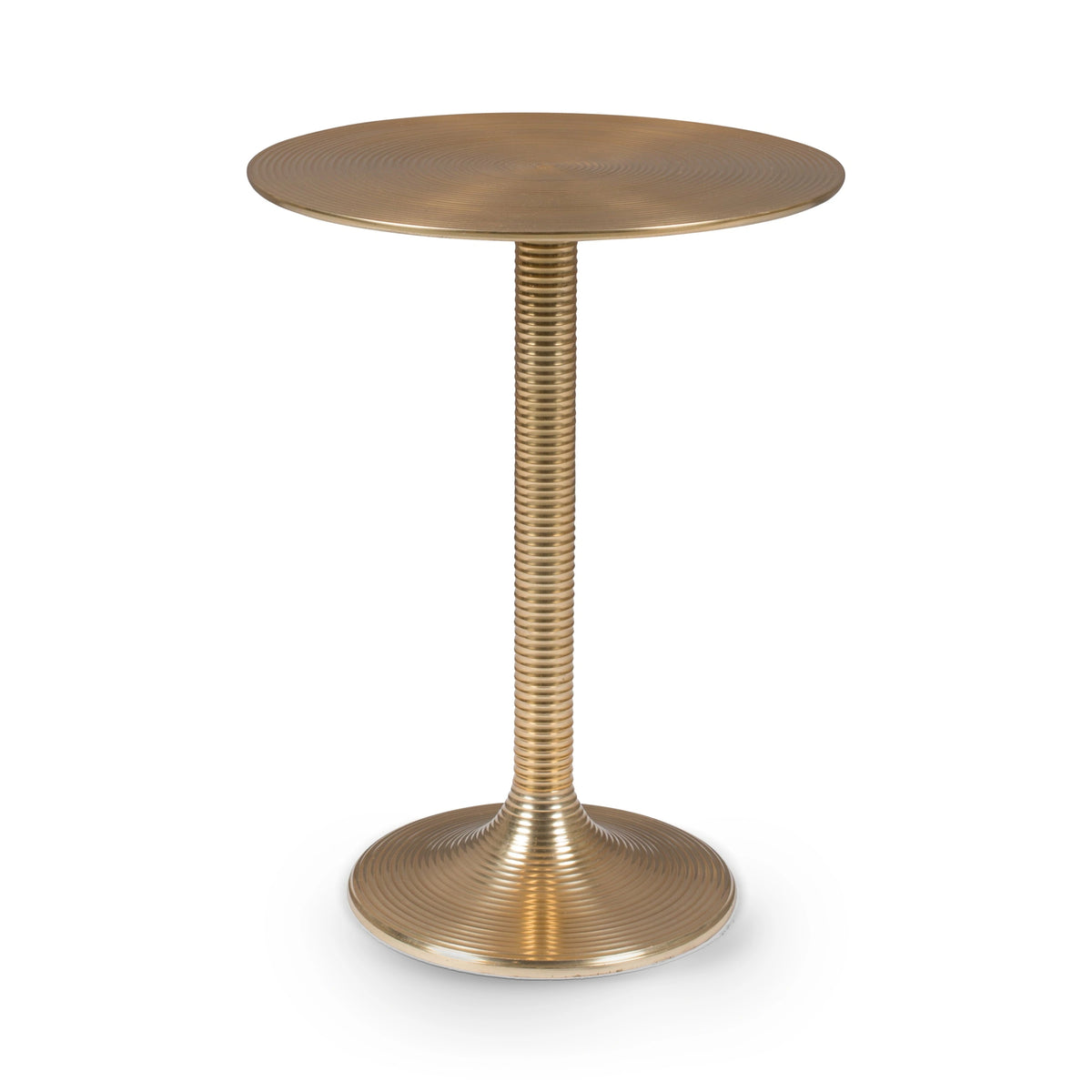 Bold Monkey Hypnotising Gold Round Side Table