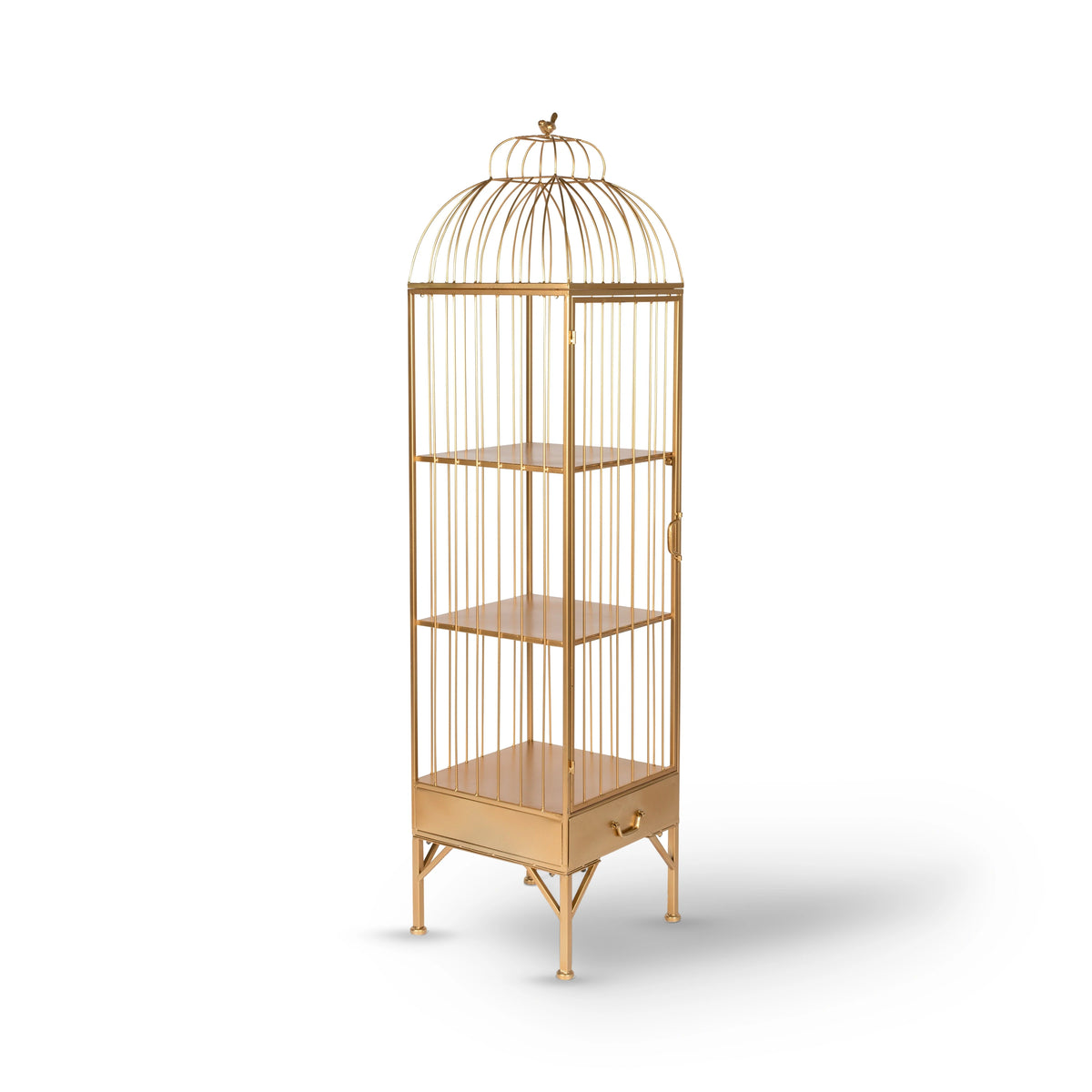 Bold Monkey Unlock Me Gold Cabinet