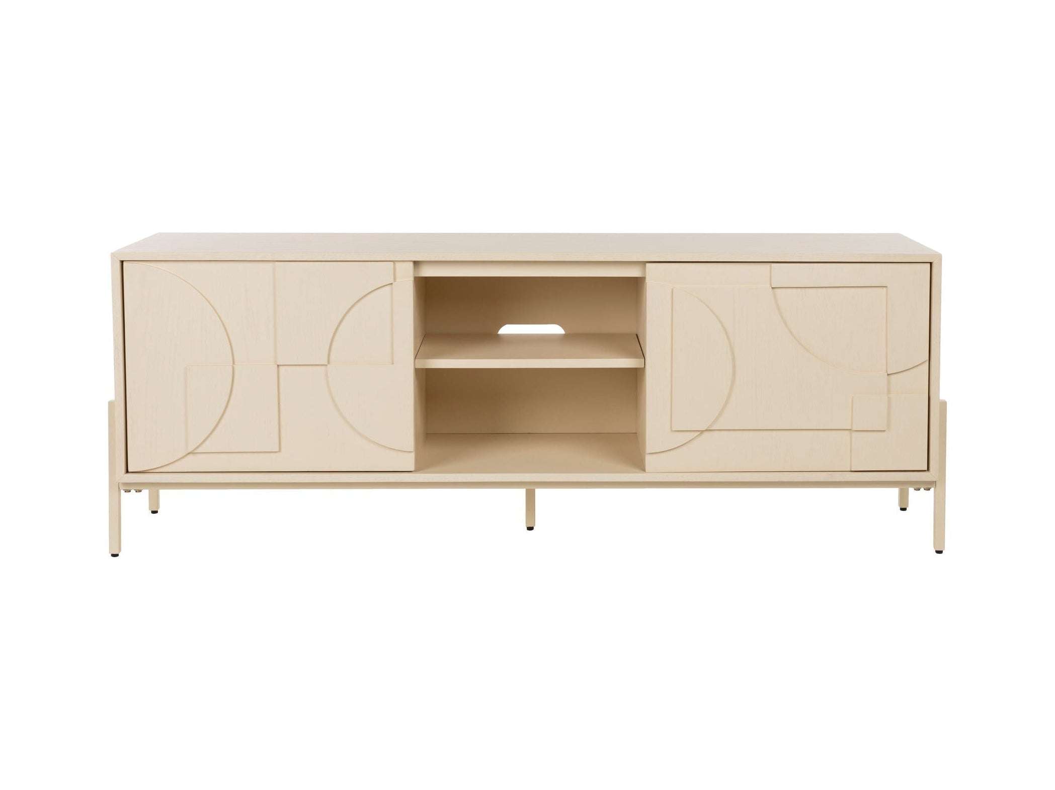 Zuiver Faces Natural Oak Wood TV Unit