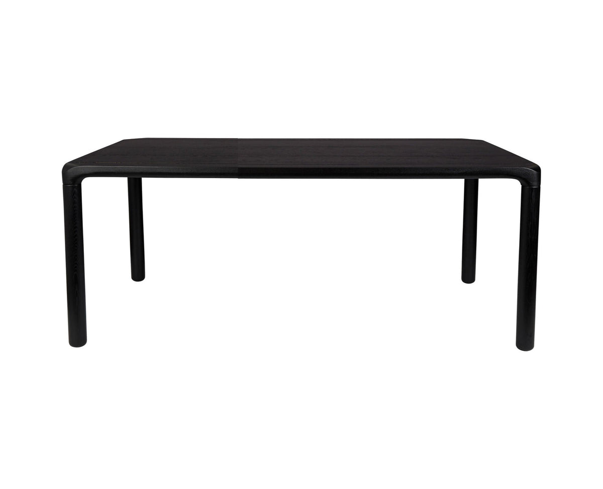 Zuiver Storm Black Oak Wood Rectangle Dining Table 160cm