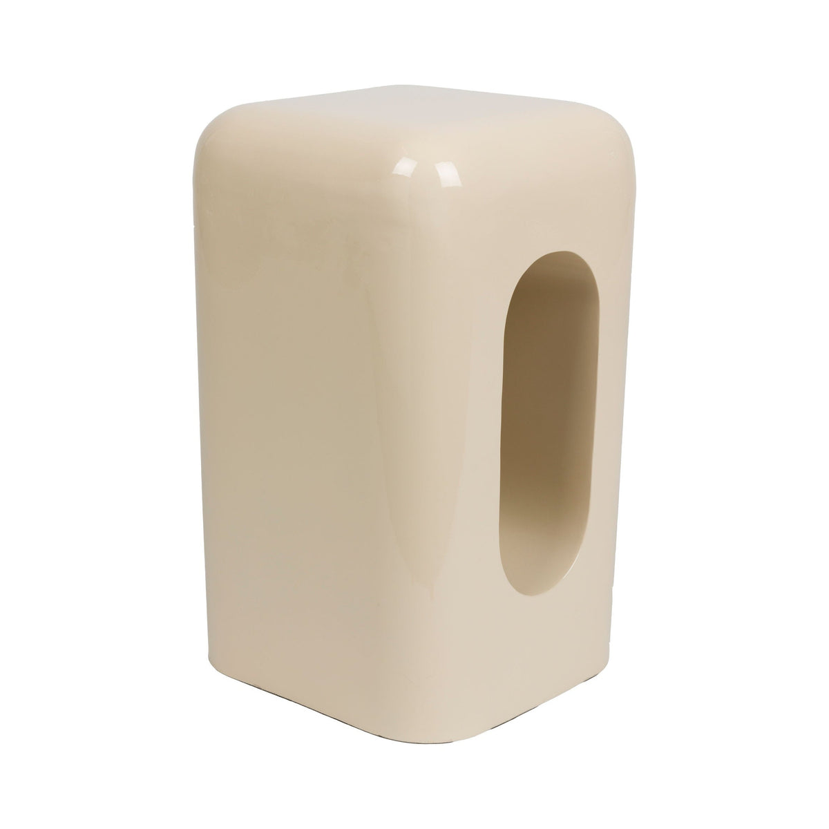 Zuiver Creek Beige Stool Side Table
