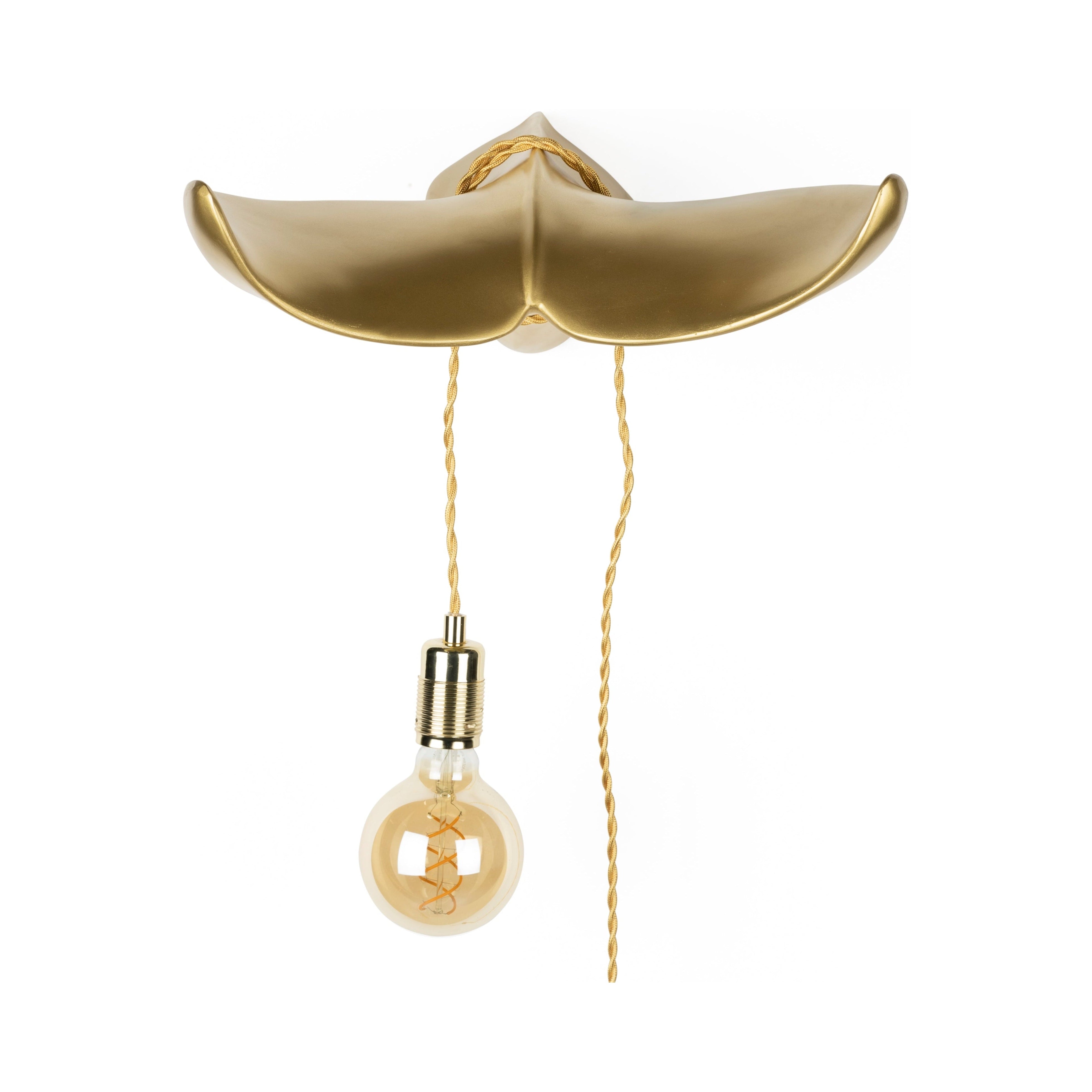 Bold Monkey The Tail Will Follow Gold Wall Light