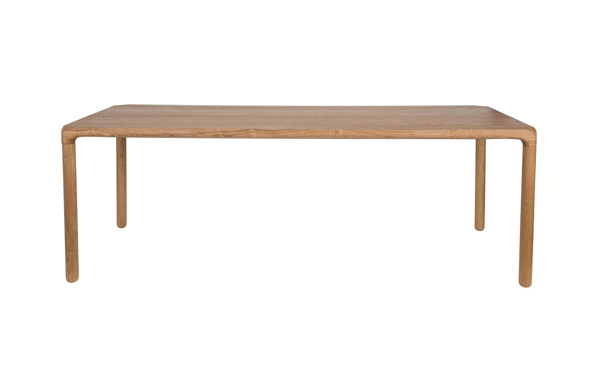 Zuiver Storm Natural Oak Wood Rectangle Dining Table 220cm