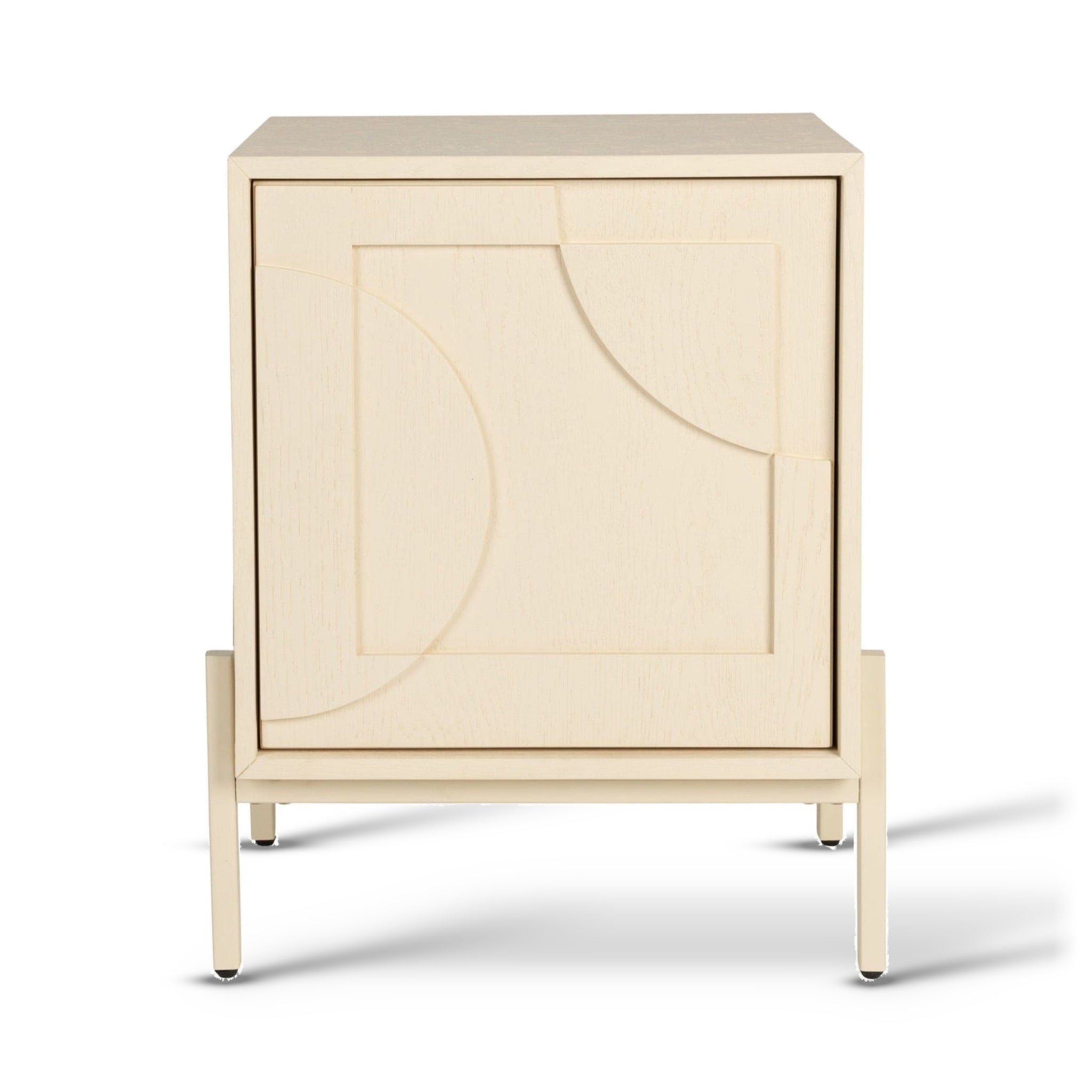 Zuiver Faces Natural Oak Wood Bedside/Side Table