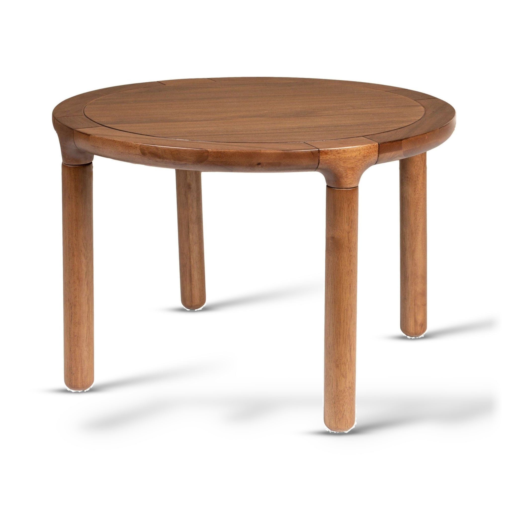 Zuiver Storm Walnut Brown Wood Round Coffee Table
