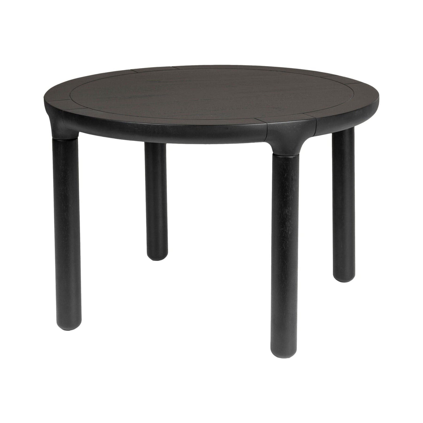 Zuiver Storm Black Oak Wood Round Coffee Table