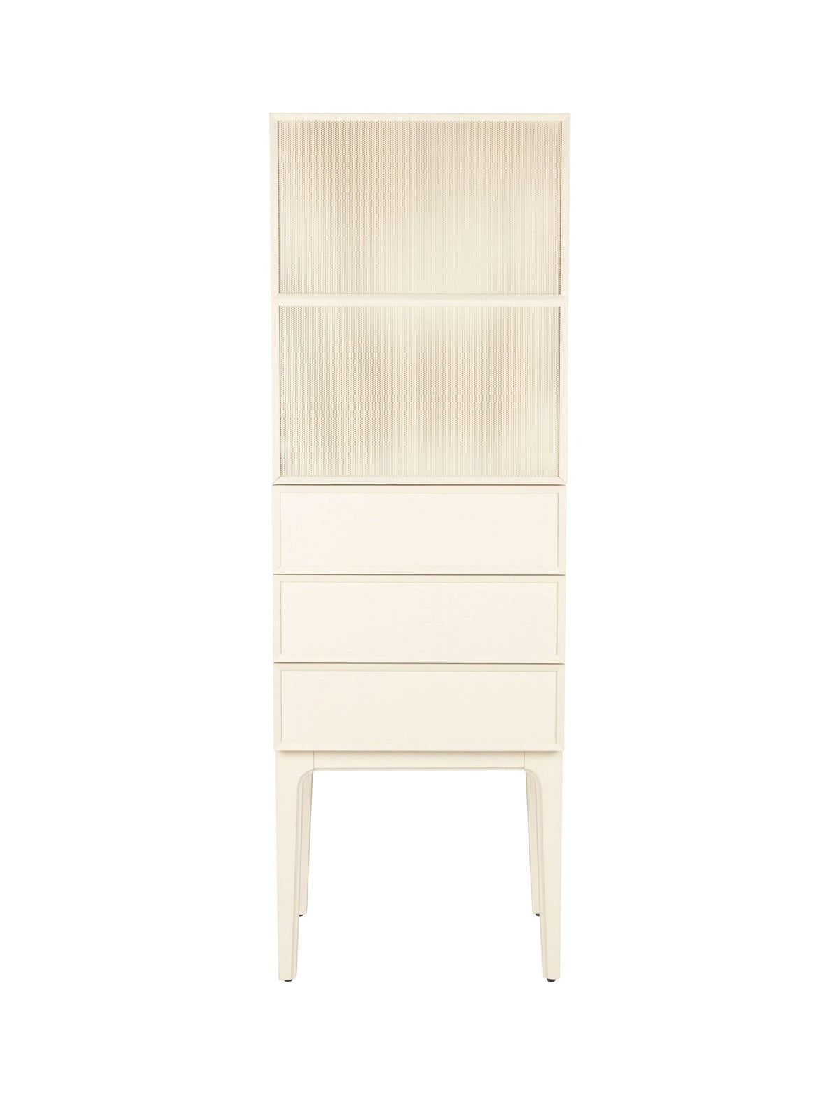 Zuiver June Beige Oak Wood Cabinet | 3 Drawers