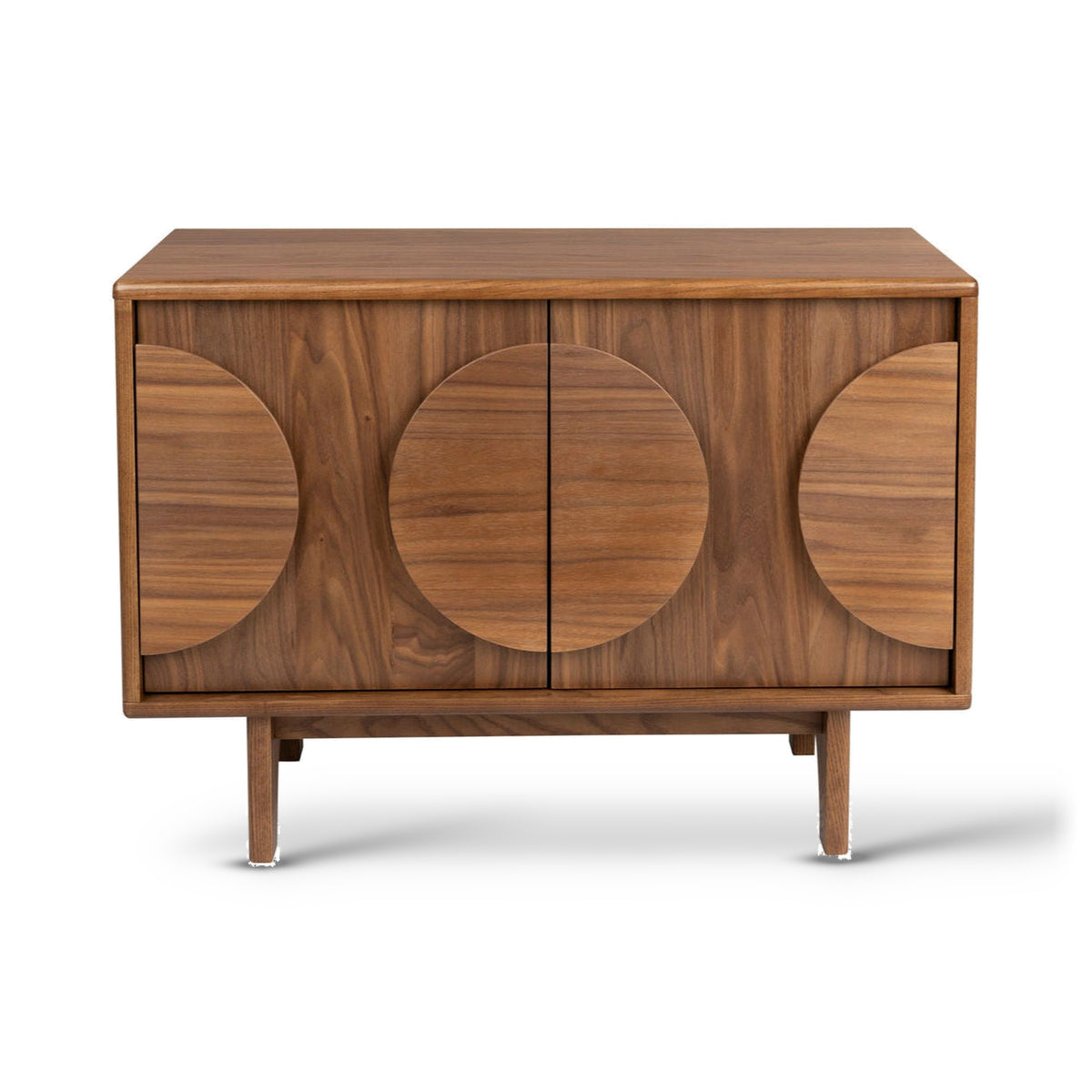 Zuiver Groove Walnut Wood Sideboard | 2 Doors