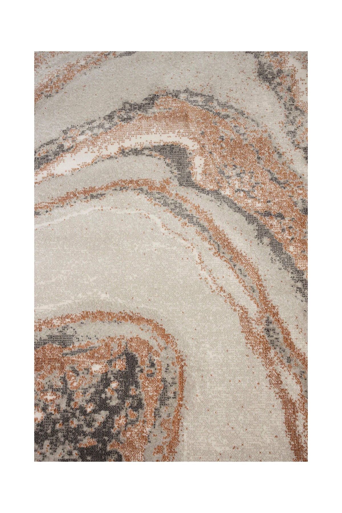 Zuiver Solar Grey/Terra Rectangle Rug 200x290