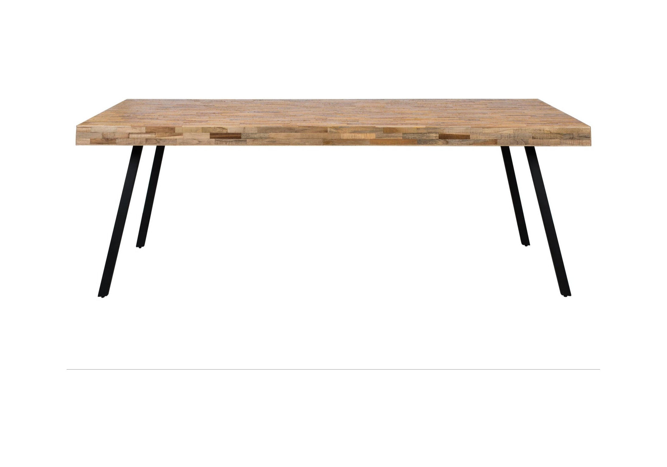 Suri Natural Teak Wood Rectangle Dining Table 220cm