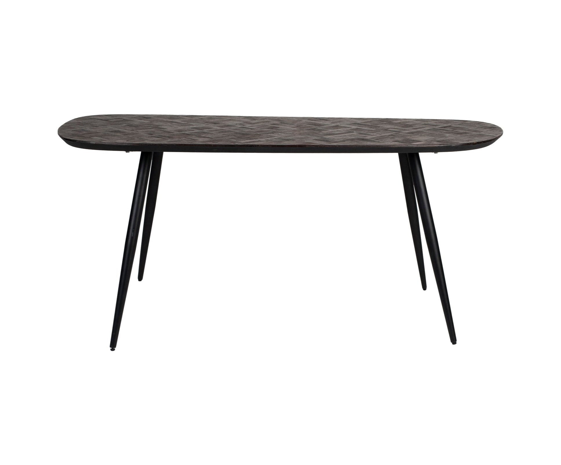 Webster Brown Teak Wood Rectangle Dining Table