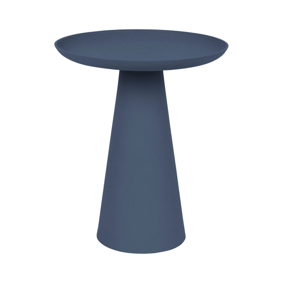 Ringar Blue Round Side Table Medium