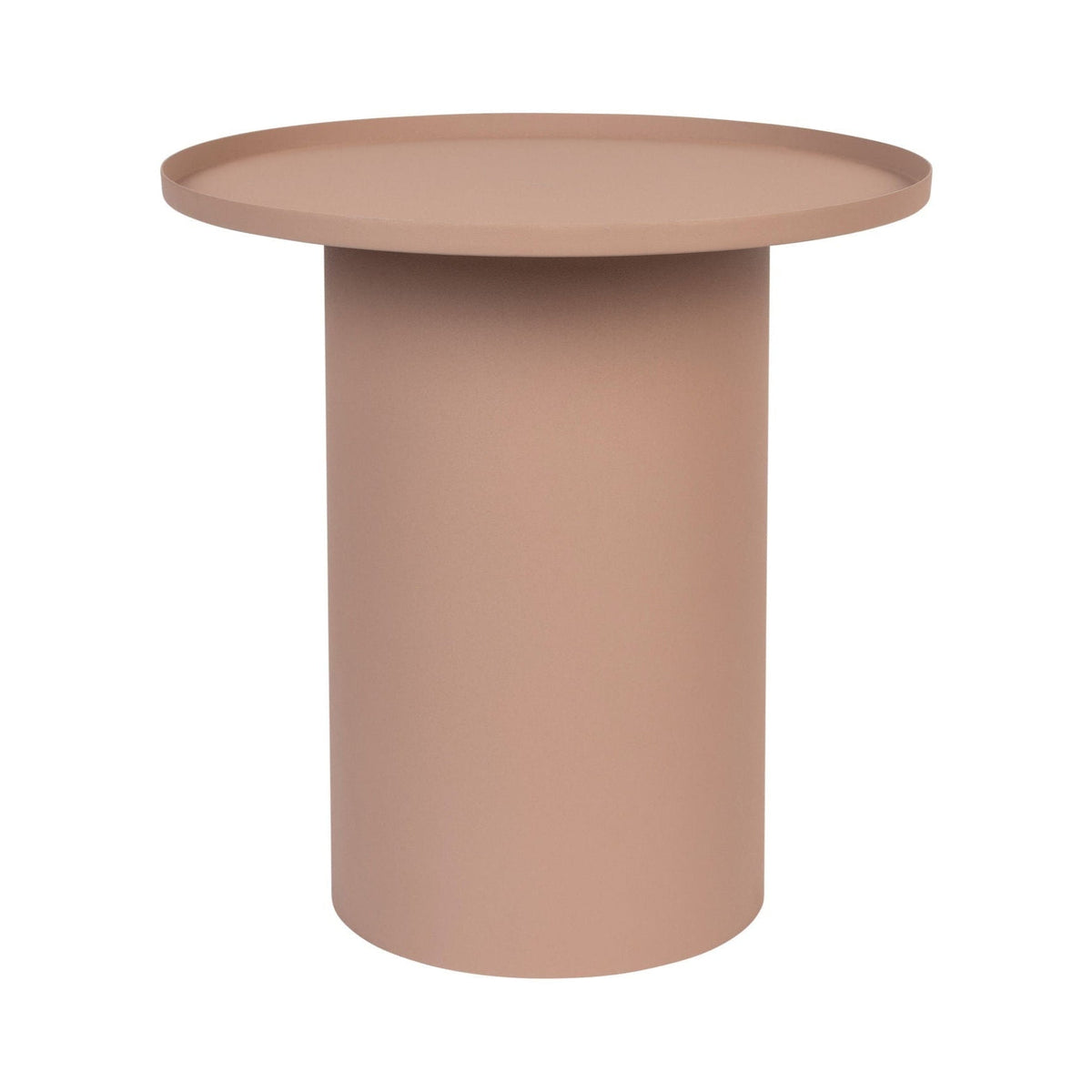 Sverre Rose Pink Round Side Table