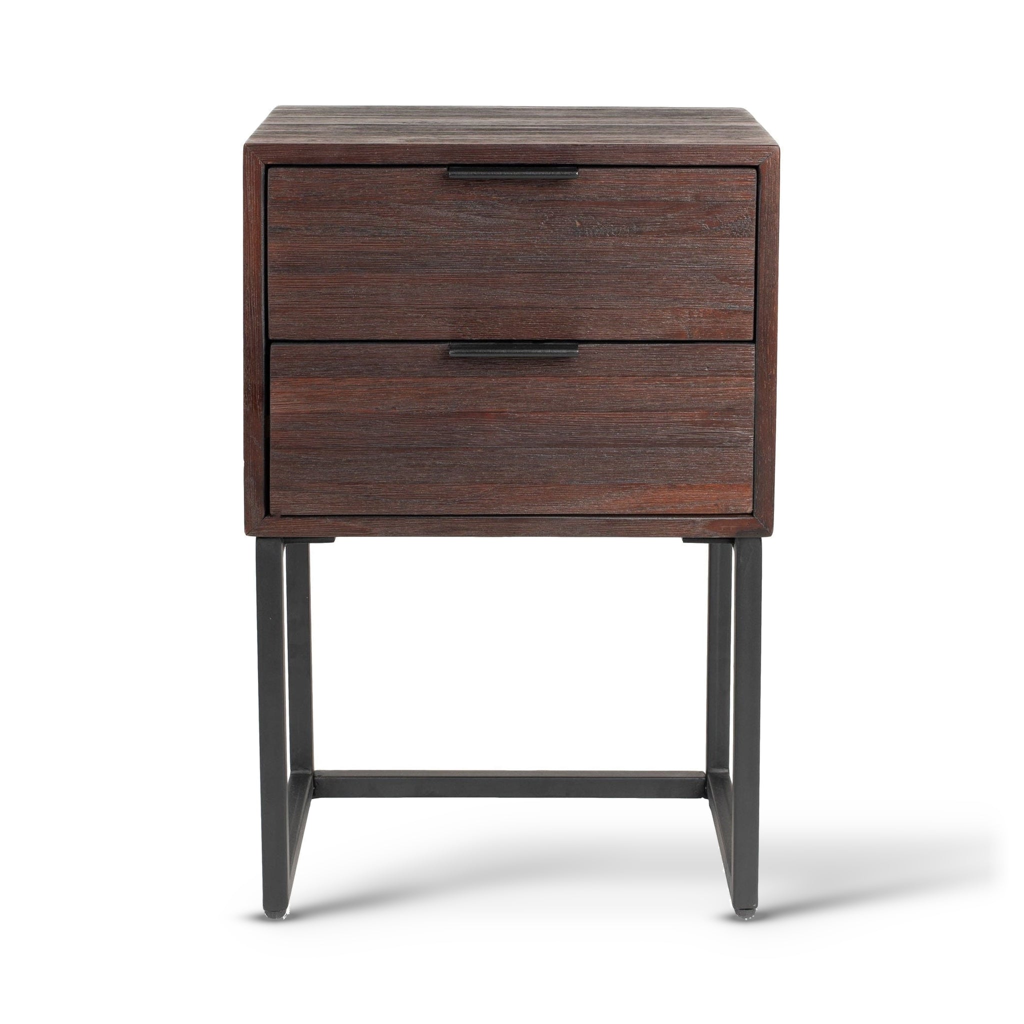 Webster Brown Teak Wood Bedside Table