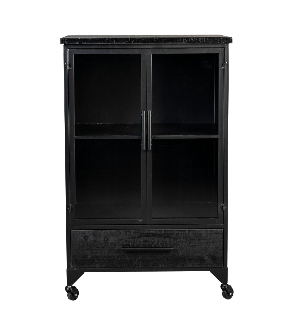 Ferre Black & Glass Low Display Unit