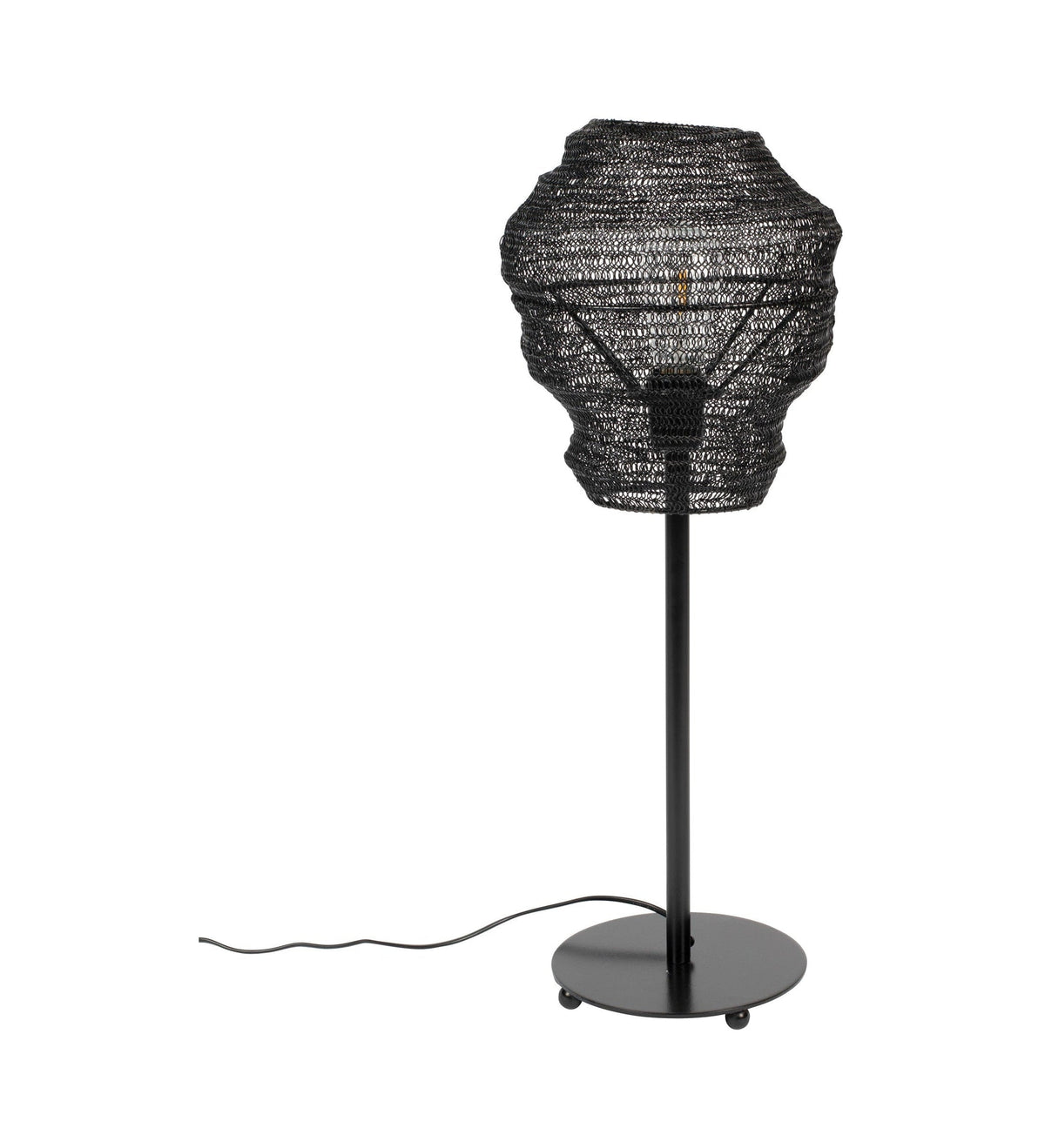 Lena Black Table Lamp