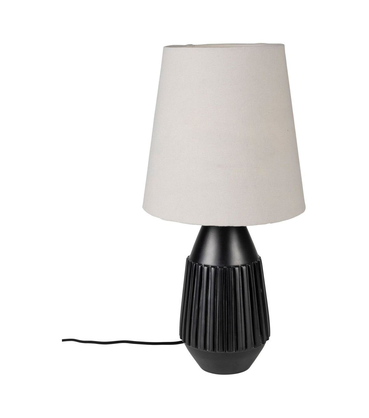 Aysa Black Aluminum Table Lamp