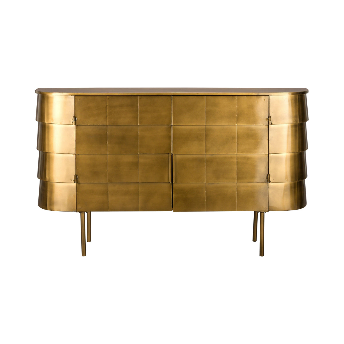 Dutchbone Hanna Gold Overlap Sideboard