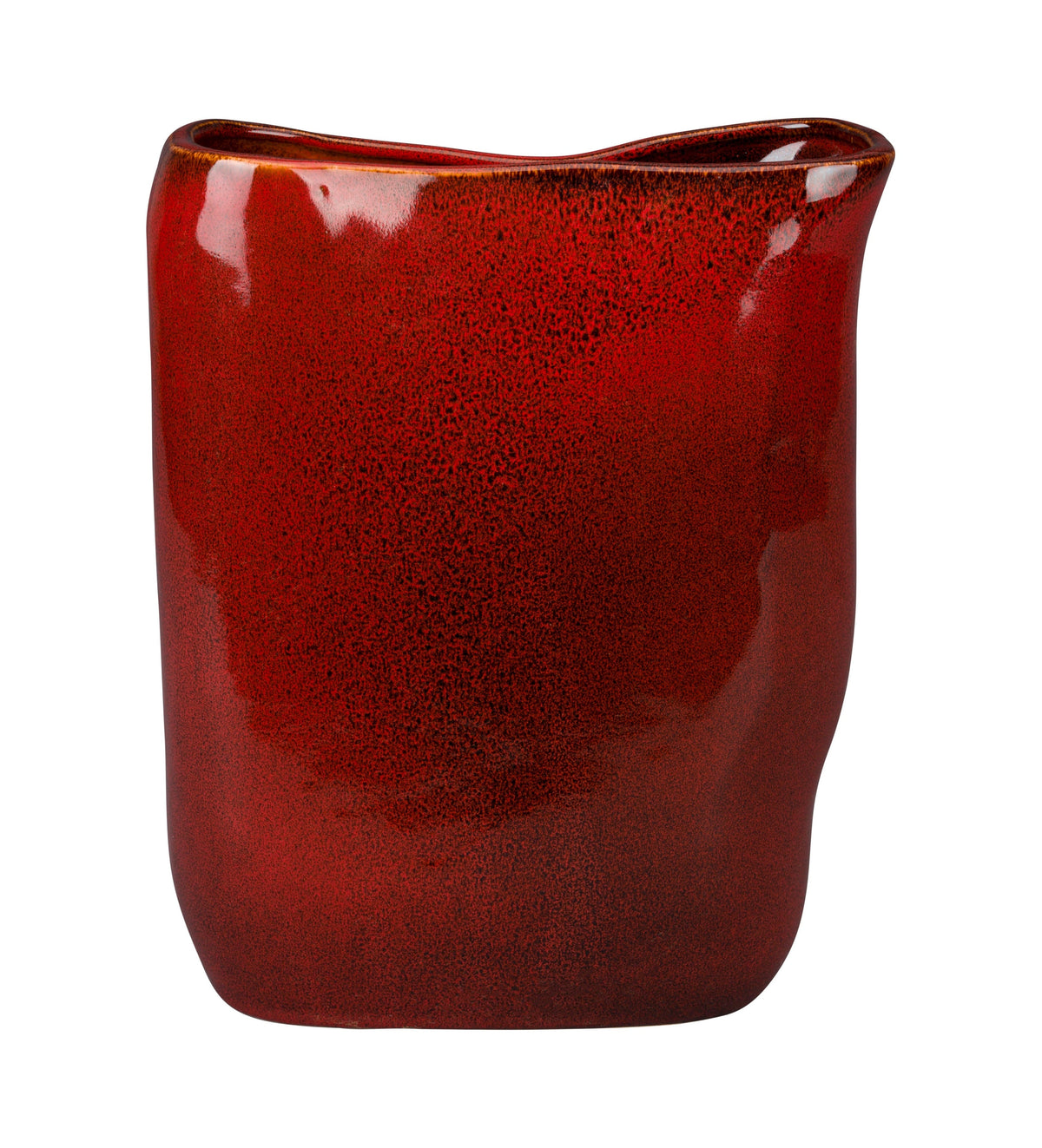 Dutchbone Edna Red Ceramic Vase Medium