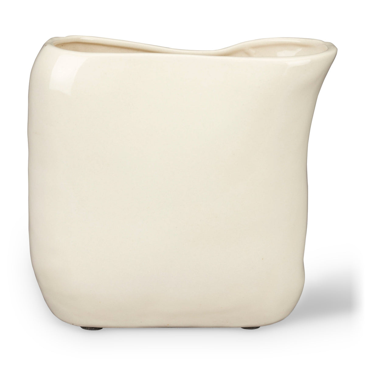 Dutchbone Edna Beige Ceramic Vase Small