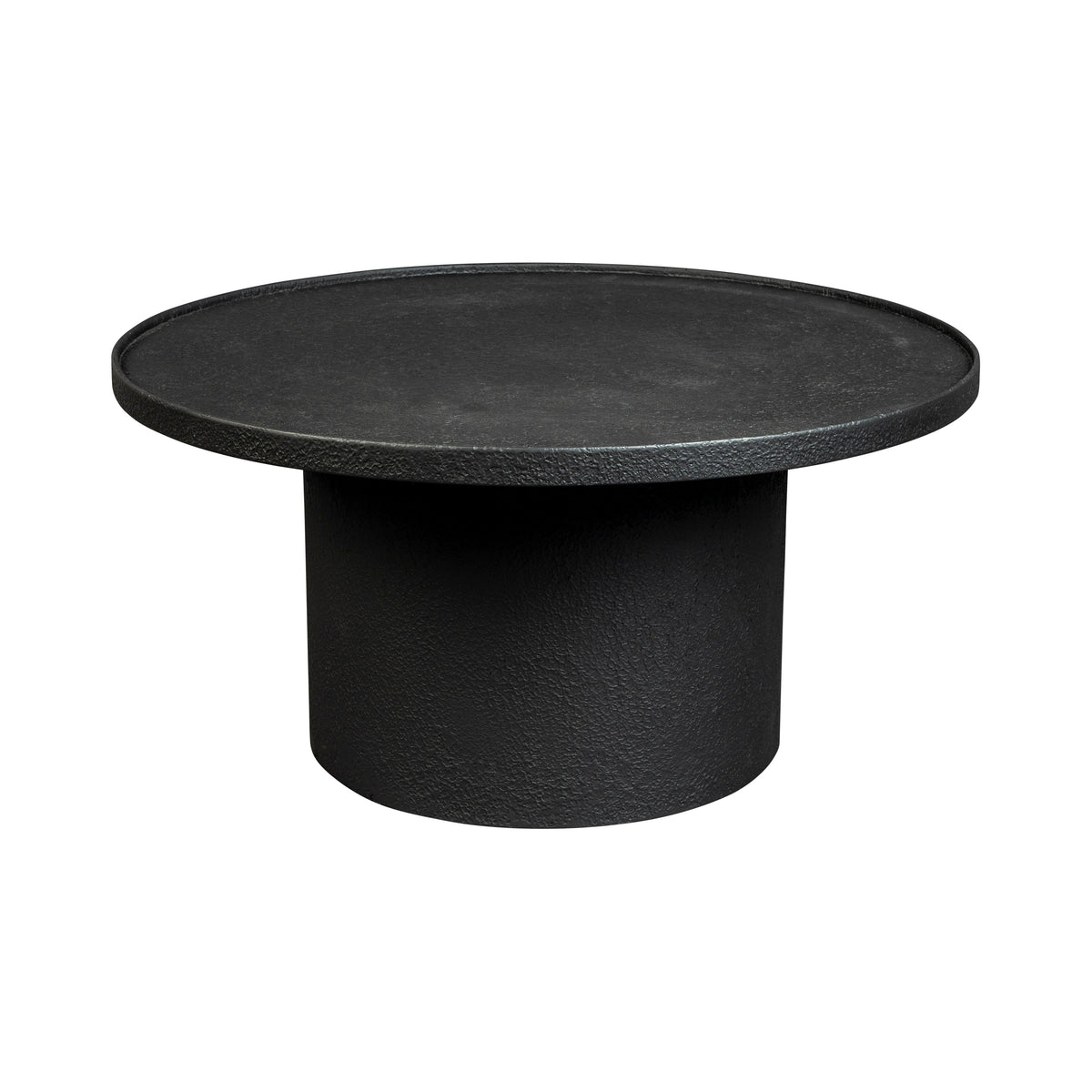 Dutchbone Winston Black Wood Round Coffee Table