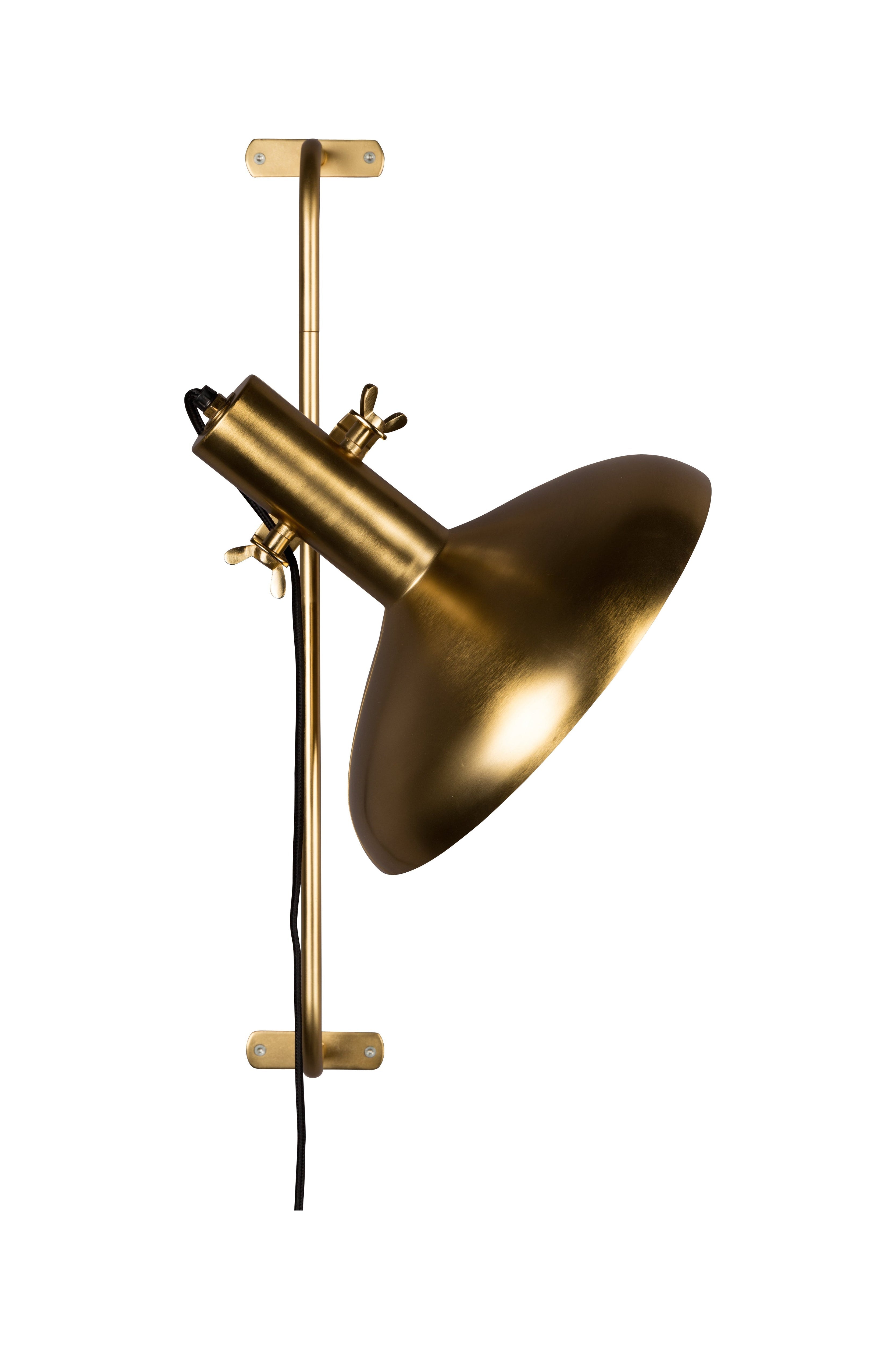 Dutchbone Karish Gold Adjustable Head Wall Light